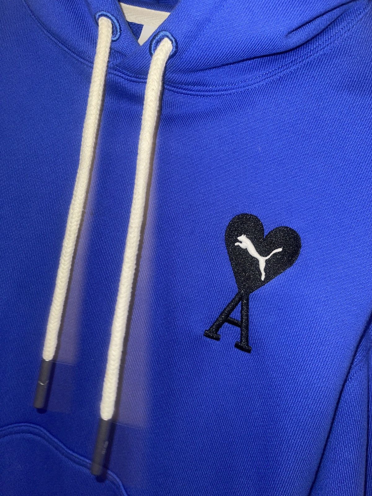 AMI × Puma AMI X Puma Hoodie Blue Small Size US S / EU 44-46 / 1 - 2 Thumbnail