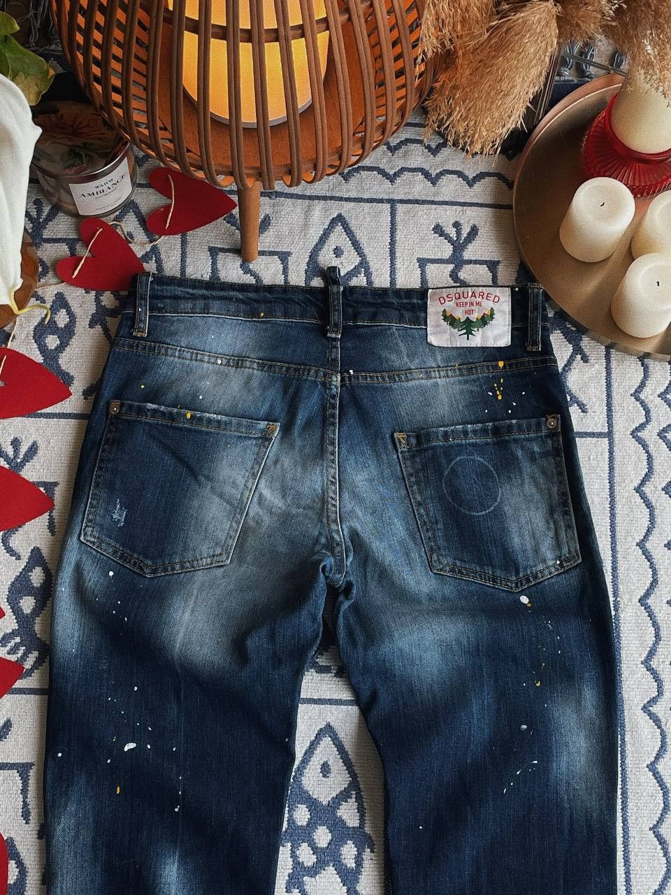 Dsquared2 Dsquared2 Jeans Blue Paint Distressed Size US 28 / EU 44 - 3 Thumbnail