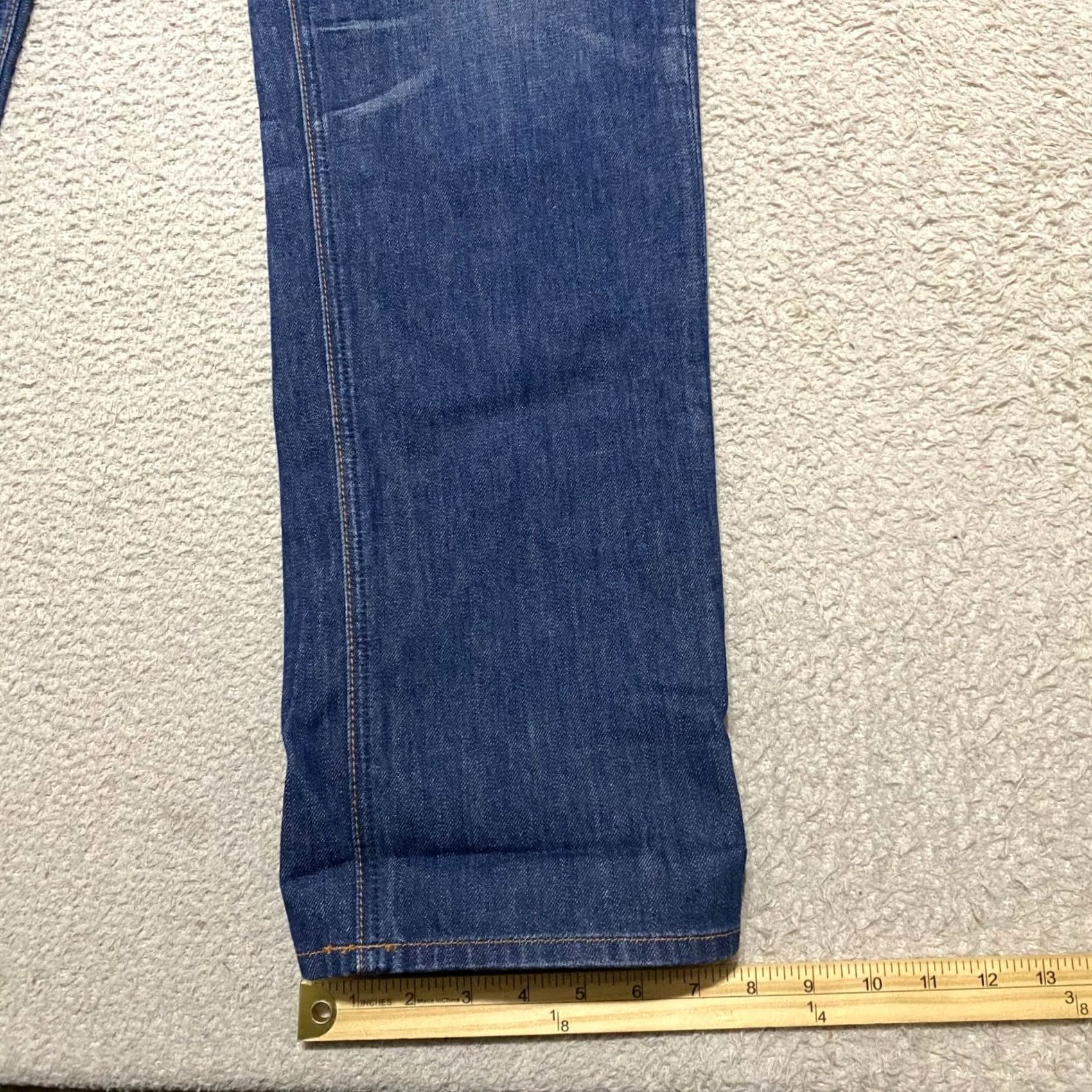 Lucky Brand Lucky Brand Jeans Mens 34 Athletic Straight Mid Rise Medium Wash Blue Cone Denim Size US 34 / EU 50 - 5 Thumbnail