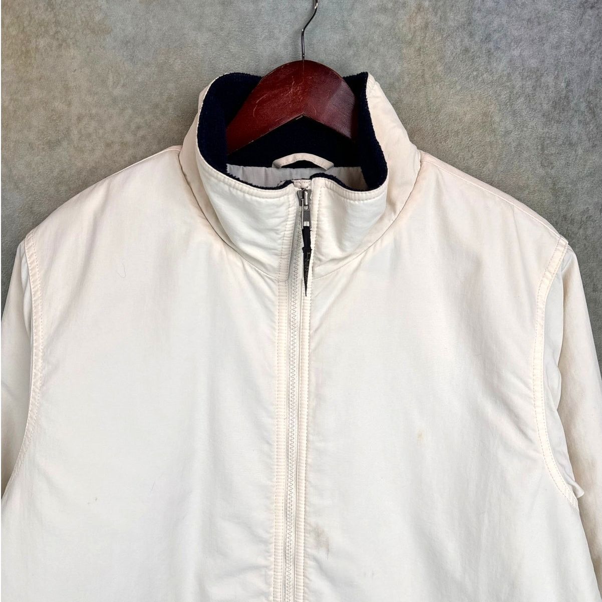 L.L. Bean × Vintage VTG 90s LL Bean Full Zip Jacket Womans Sz L White Size L / US 10 / IT 46 - 3 Thumbnail