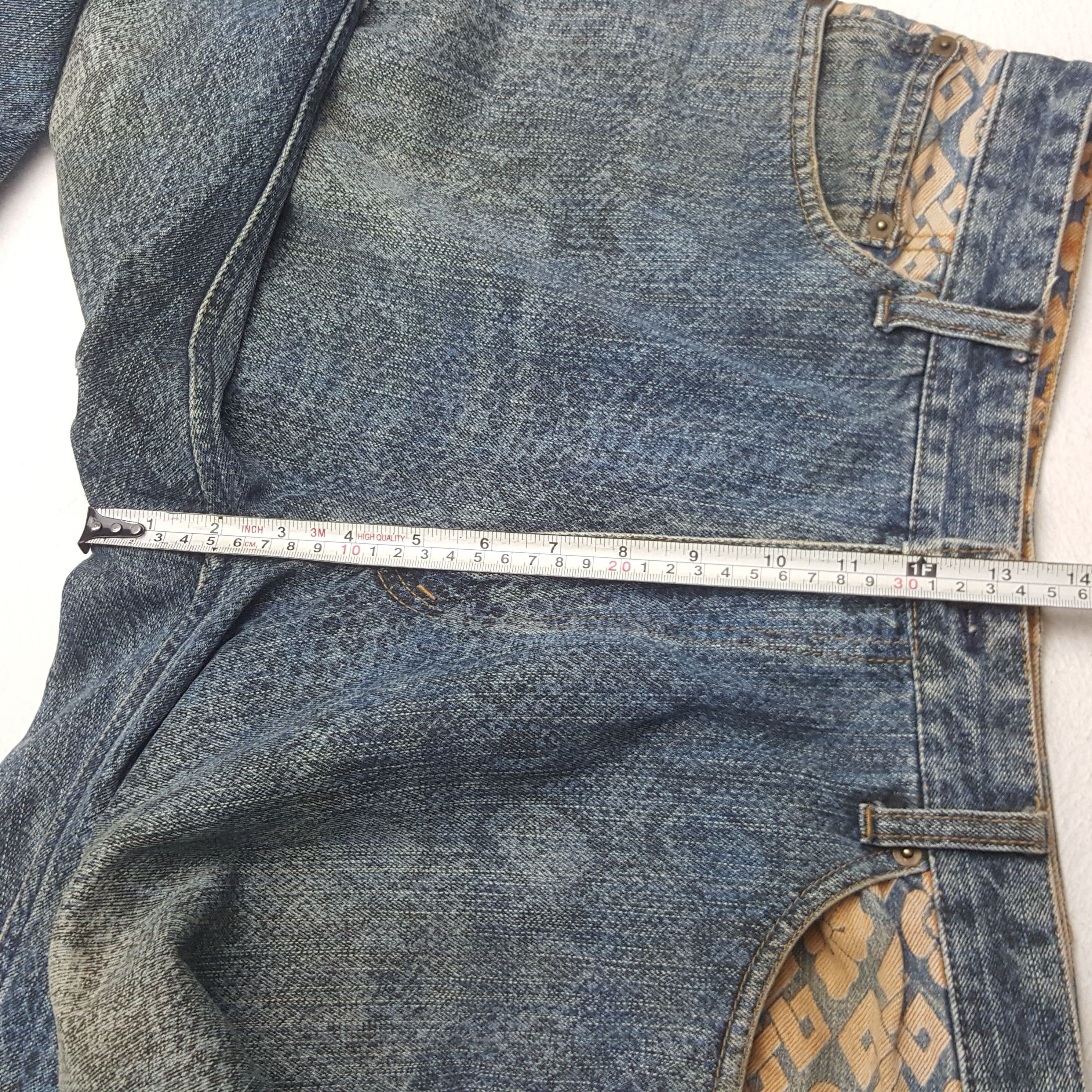 Japanese Brand × Vintage Vintage Karakumi Tamashii Japanese Embroidery Denim Jeans Size US 32 / EU 48 - 11 Thumbnail