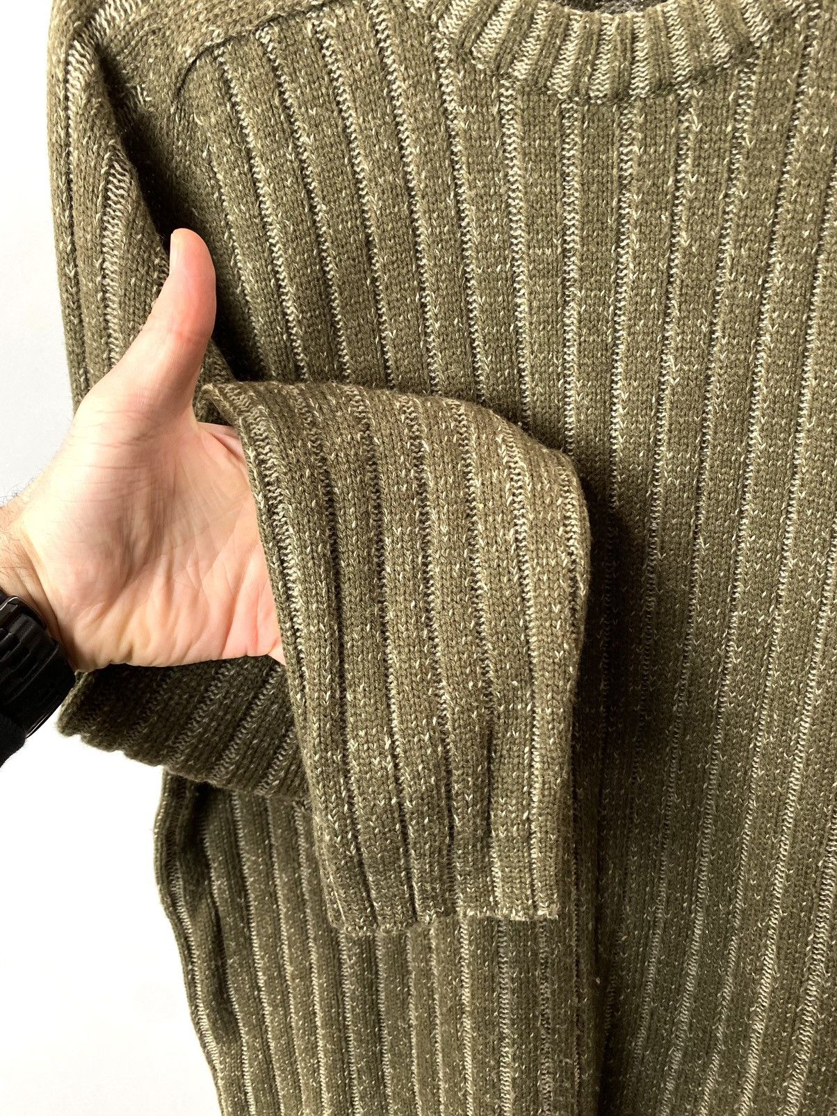 Hysteric Glamour Y2K Vintage Striped Diesel Style Japanese Knit Sweater Size US XL / EU 56 / 4 - 4 Thumbnail