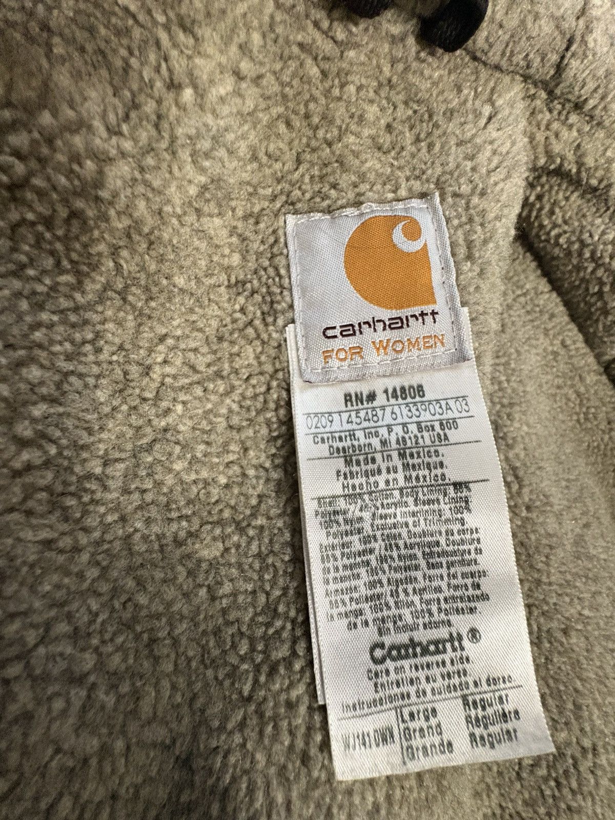 Carhartt Faded burgundy carhartt sherpa lining Size US L / EU 52-54 / 3 - 6 Thumbnail