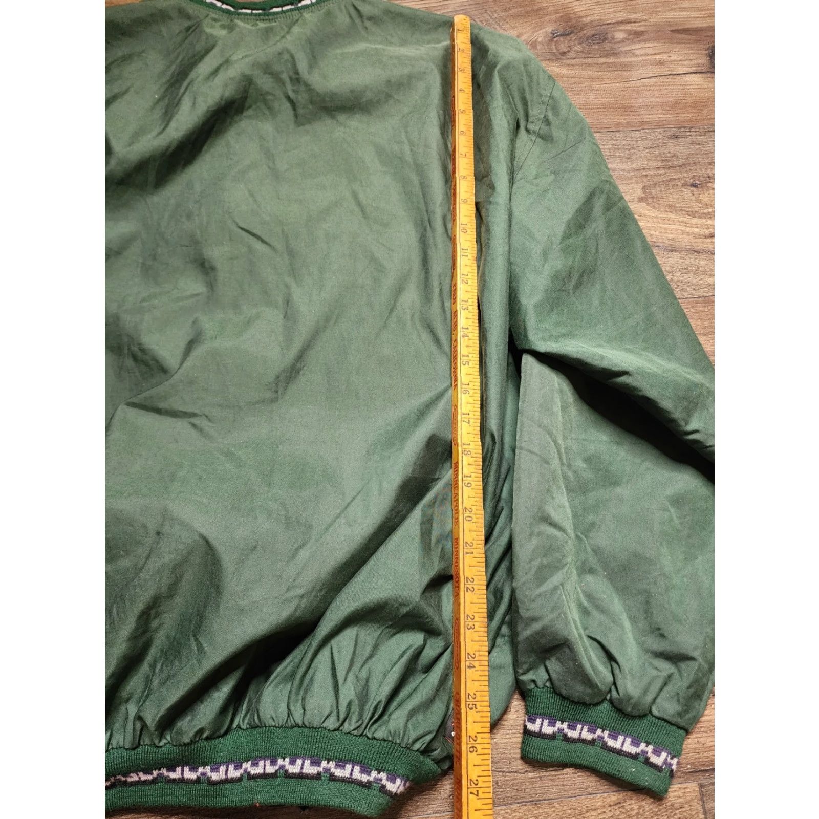 Vintage VINTAGE Canada sportswear Windbreaker Jacket Mens XL Green Nylon Softshell Zip Mid-Length Distressed Size US XL / EU 56 / 4 - 2 Thumbnail