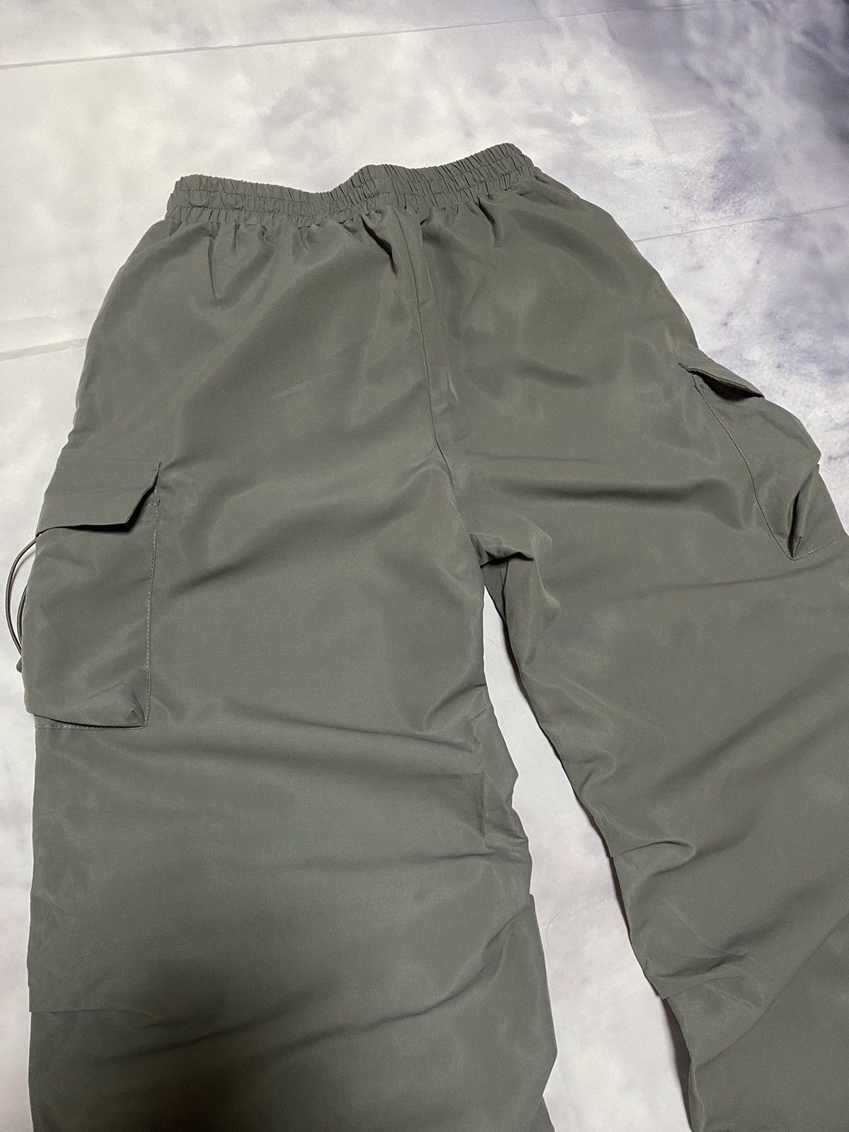 Japanese Brand × Vintage Parachute Grey Pants Baggy Size US 38 / EU 54 - 10 Thumbnail