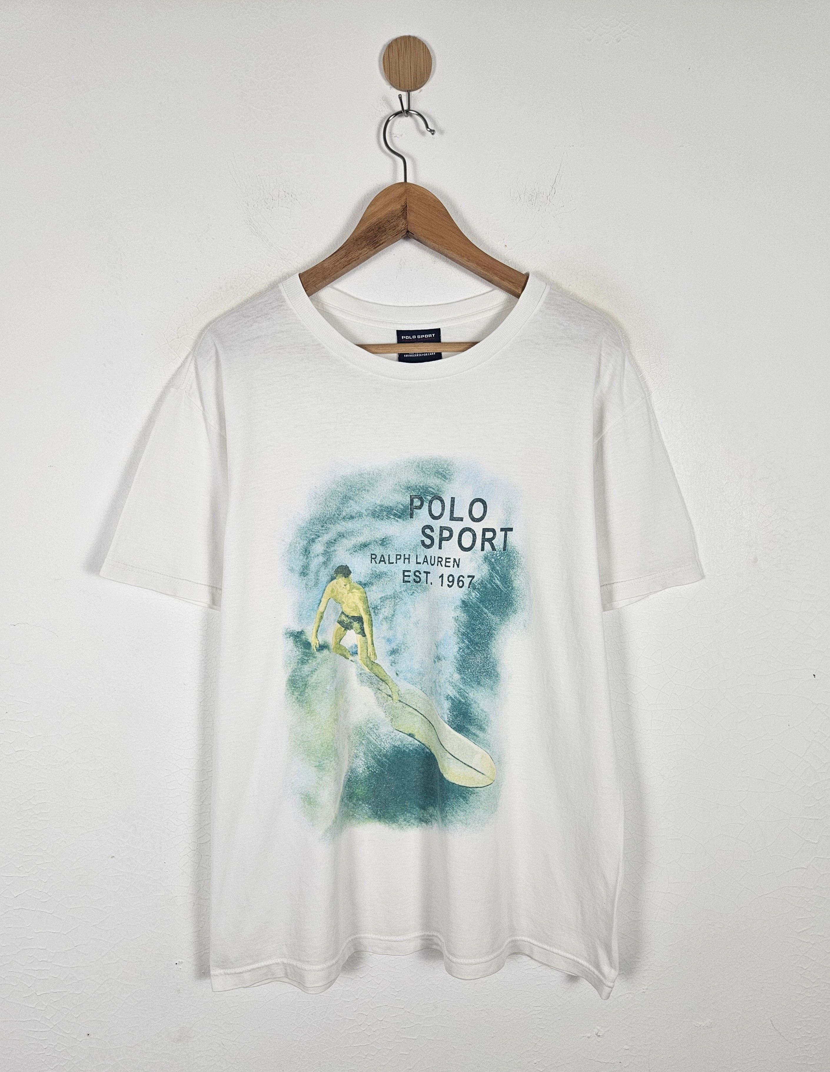 Polo Ralph Lauren Polo Ralph Lauren Polo Sport 90s RL surf shirt Size US S / EU 44-46 / 1 - 1 Thumbnail