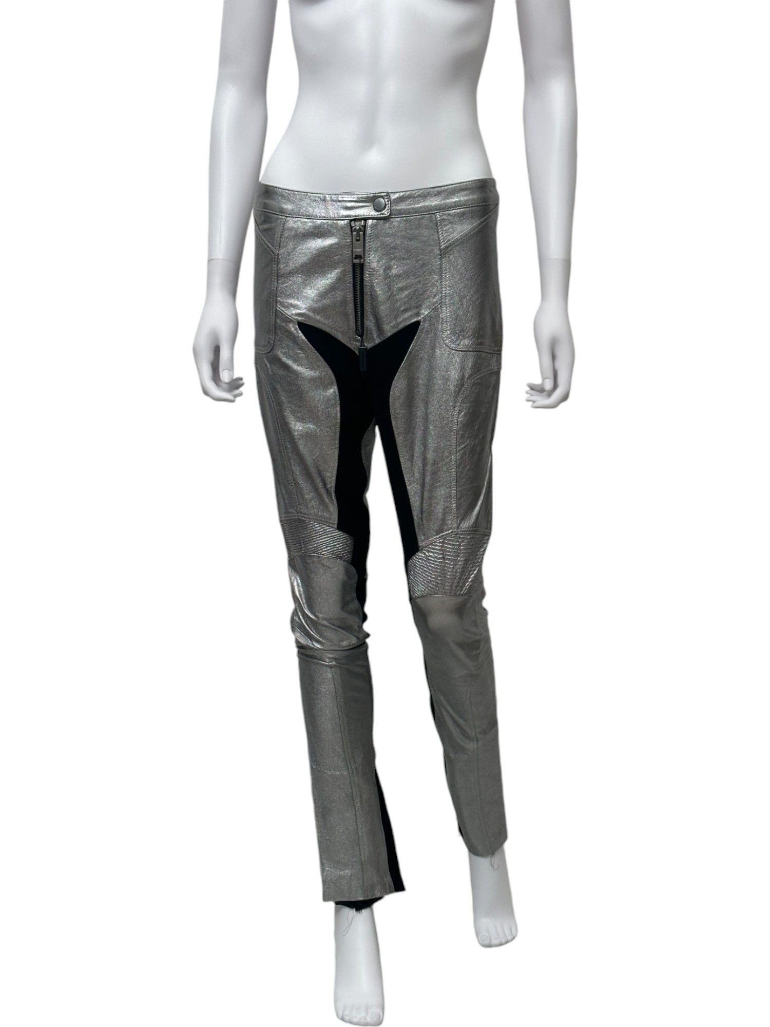 Burberry pants silver deals