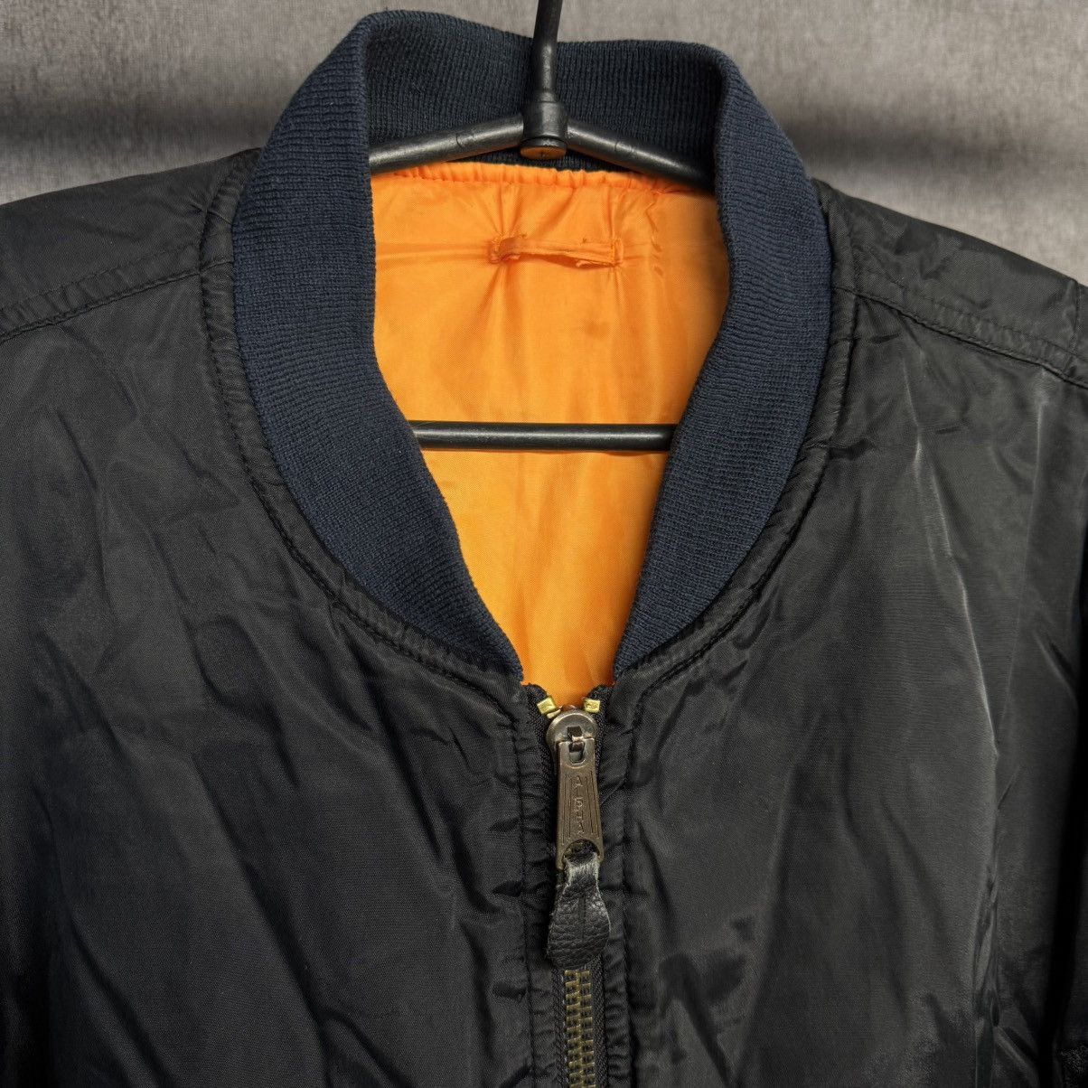 Alpha Industries × Vintage Vintage Alpha Industries MA1 Bomber Jacket Size US XL / EU 56 / 4 - 2 Thumbnail