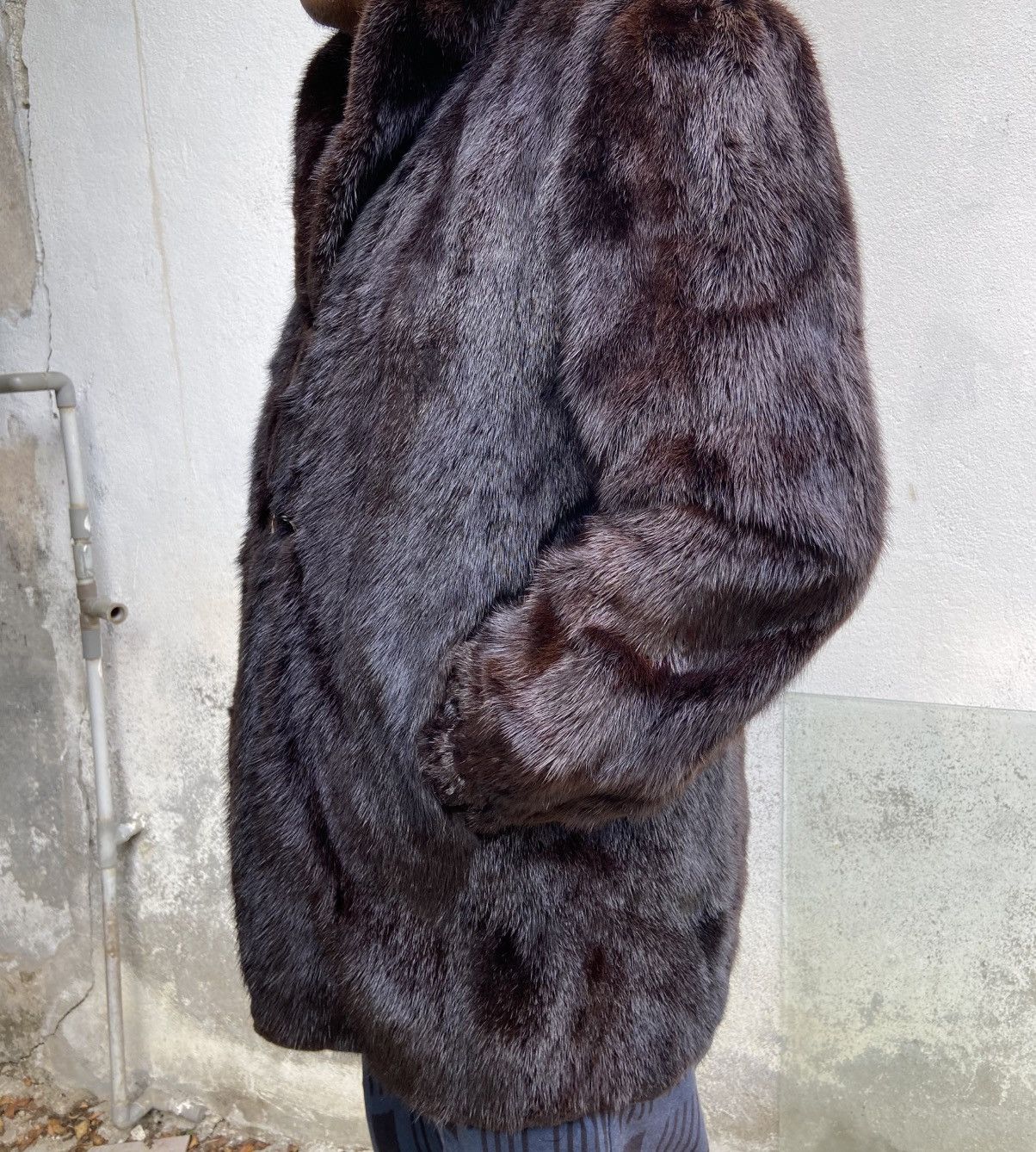 Sagafurs VINTAGE SAGAFOX FUR BLACK MINK SAGA COAT Size L / US 10 / IT 46 - 25 Thumbnail