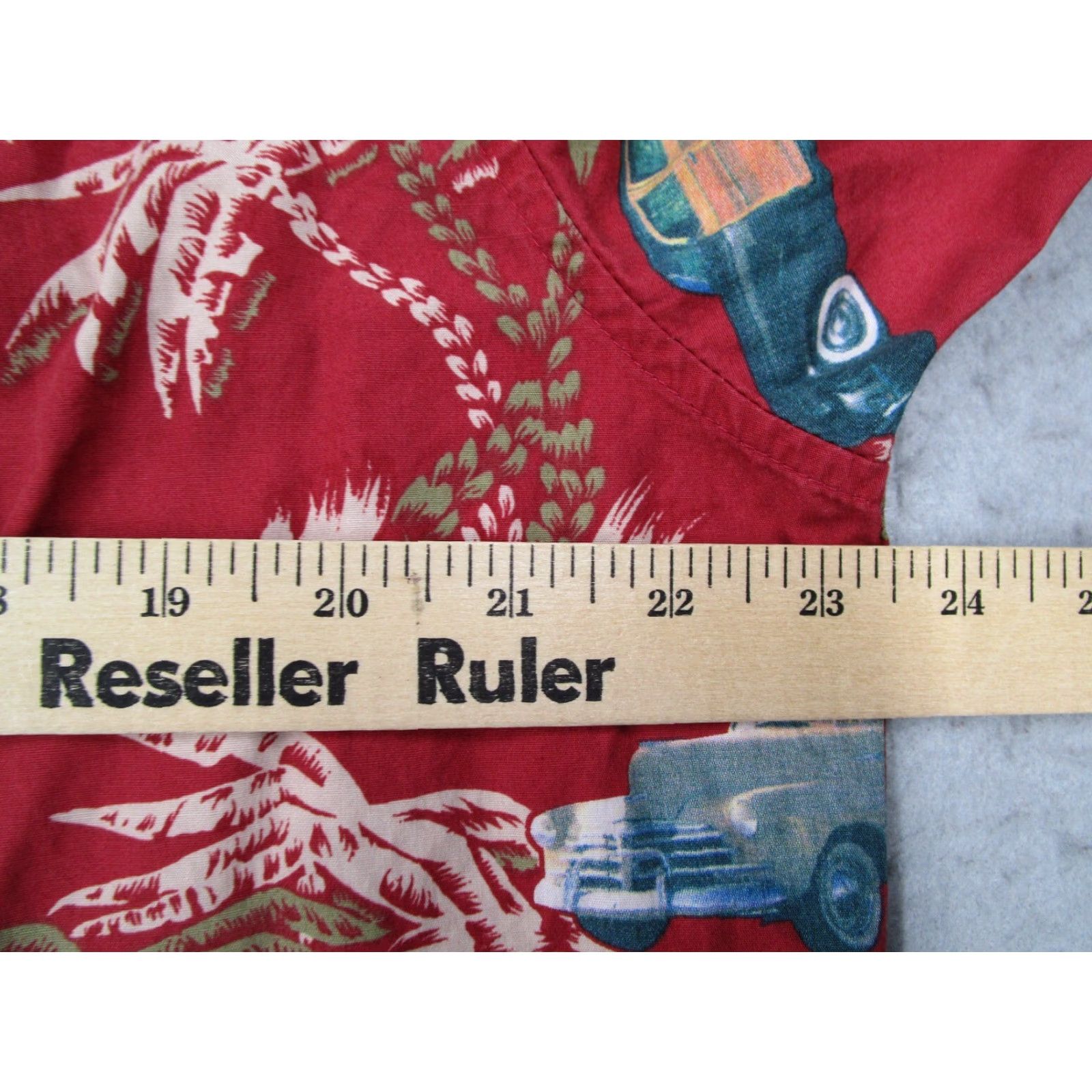 Reyn Spooner VINTAGE Reyn Spooner Shirt Mens M Red Button Up Cars Surfing Tiki Hawaiian Size US M / EU 48-50 / 2 - 5 Thumbnail
