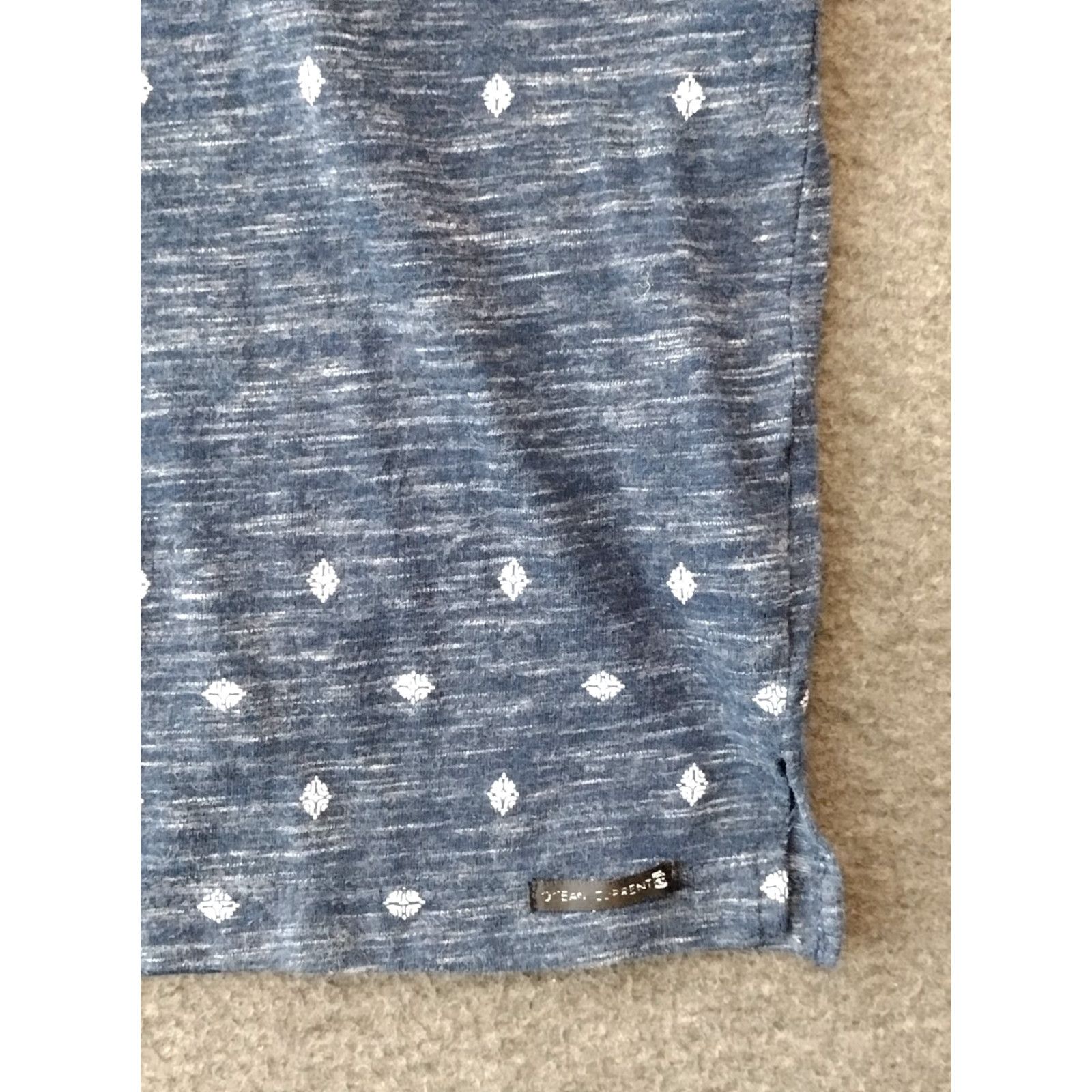 Vintage OCEAN CURRENT Ocean Current Shirt Men's S Heather Blue White Diamond Dotted Short Sleeve Shirt S Blue Dot Pattern Mens T-Shirt Ocean Current Shirt Size US S / EU 44-46 / 1 - 7 Thumbnail