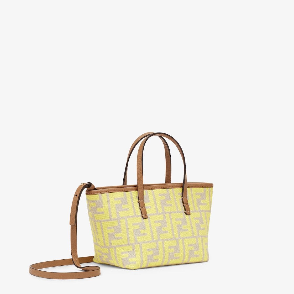 Fendi o1s1wg110925 Size: OS/Fendi Roll Mini in Yellow Size ONE SIZE - 3 Thumbnail