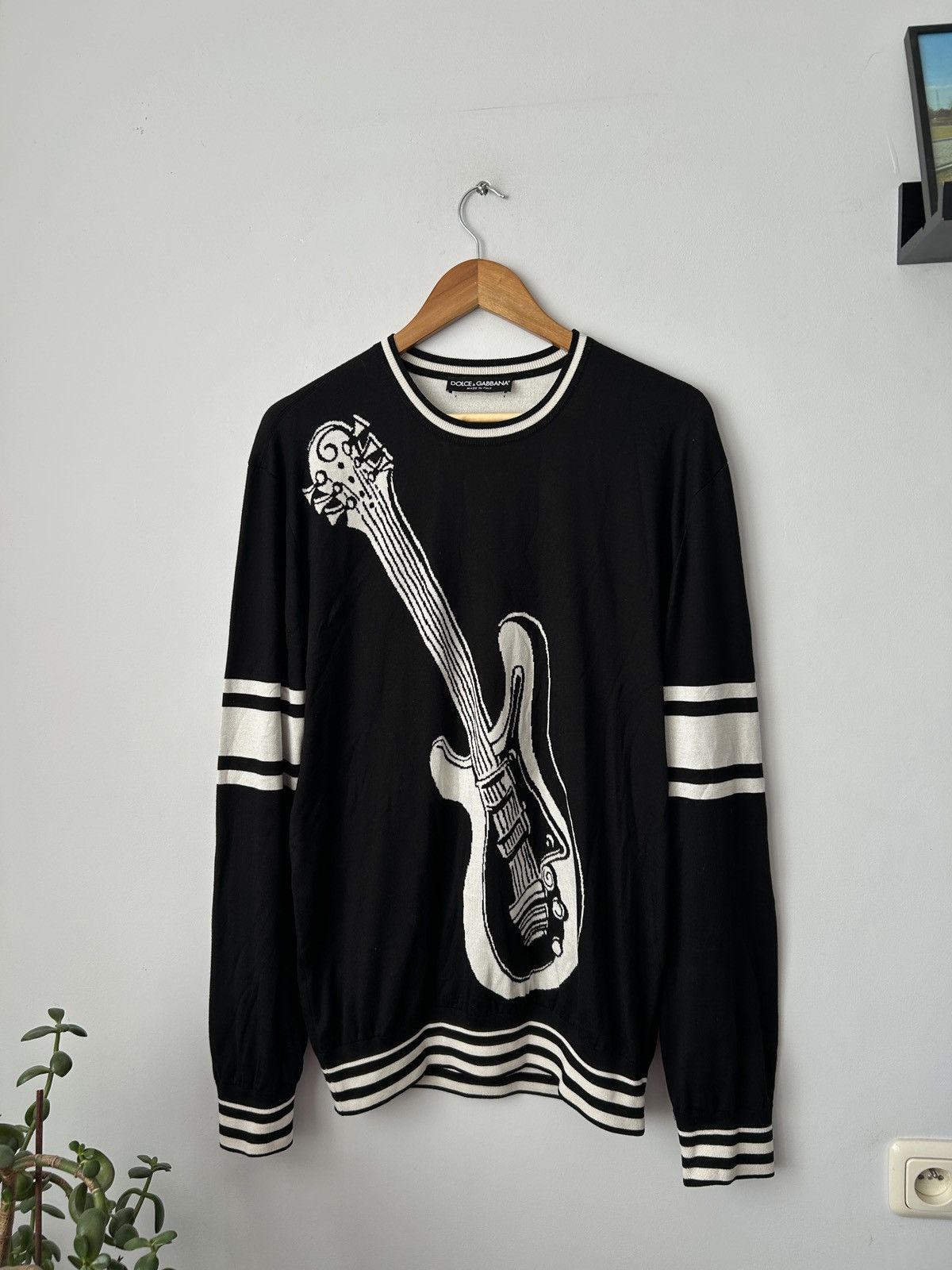Dolce & Gabbana Dolce Gabbana Runway SS17 Guitar Silk sweatshirt Size US L / EU 52-54 / 3 - 1 Thumbnail