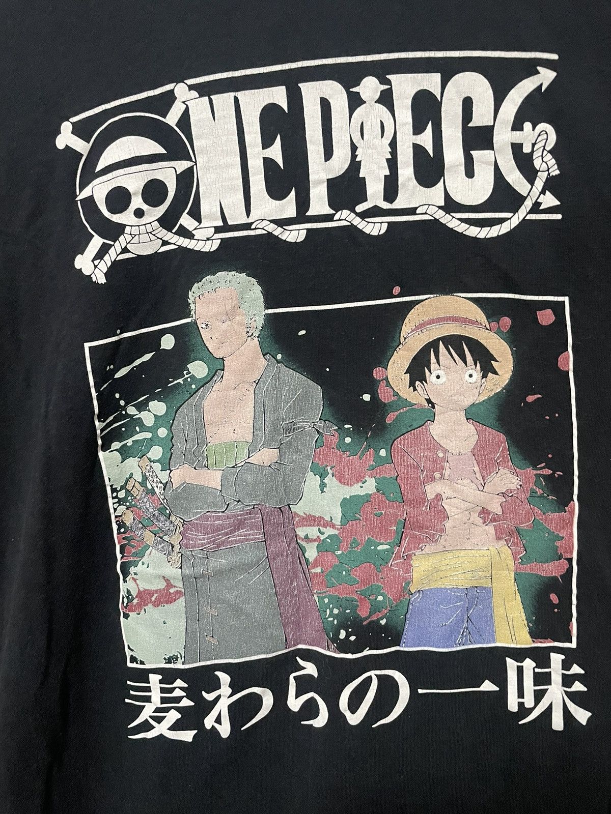 Anime One Piece Big Graphic T Shirt Anima Tee Luffy Size US XXL / EU 58 / 5 - 2 Thumbnail