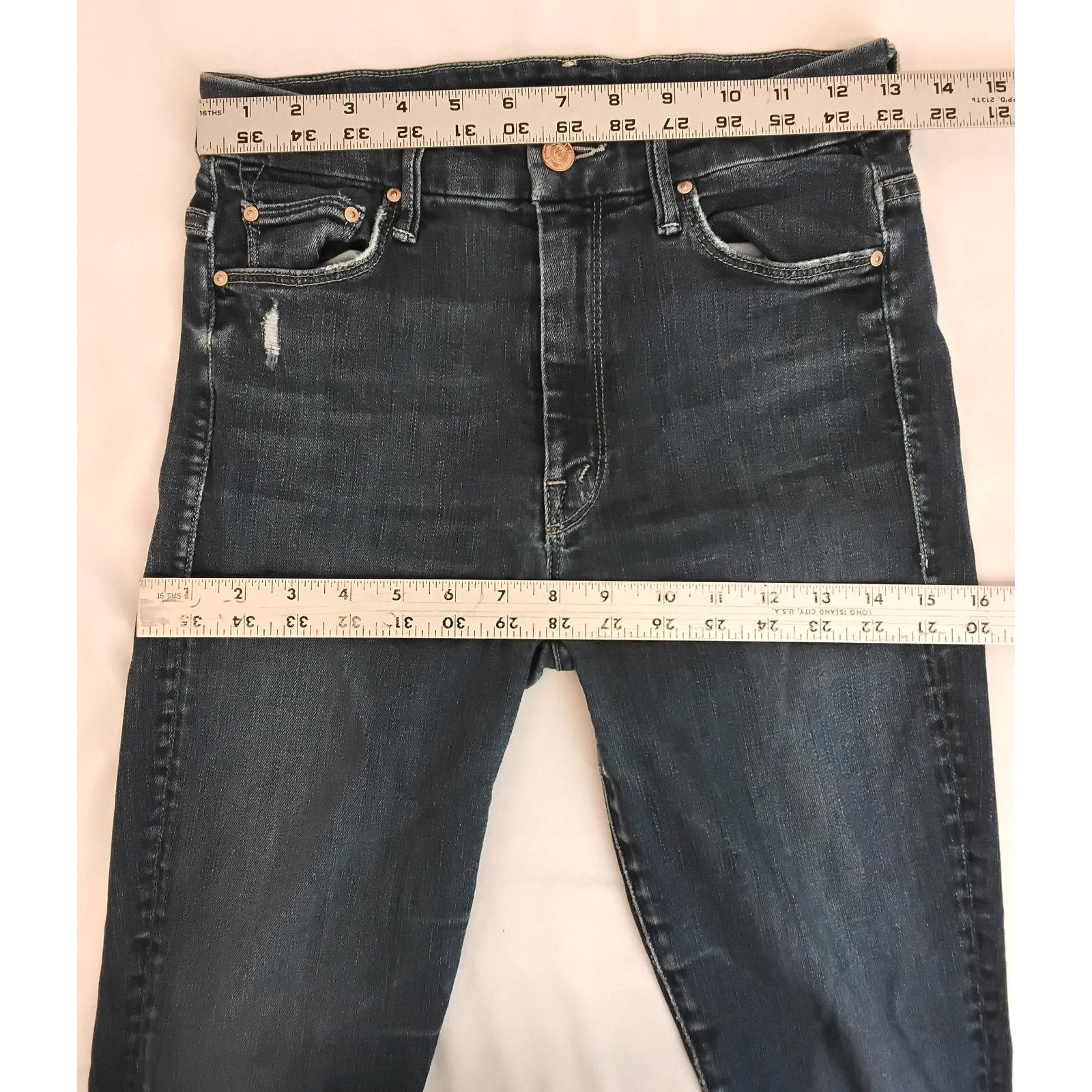 MOTHER Mother Denim Jeans Women's 26 High Waisted Looker Size 26" / US 2 / IT 38 - 12 Thumbnail