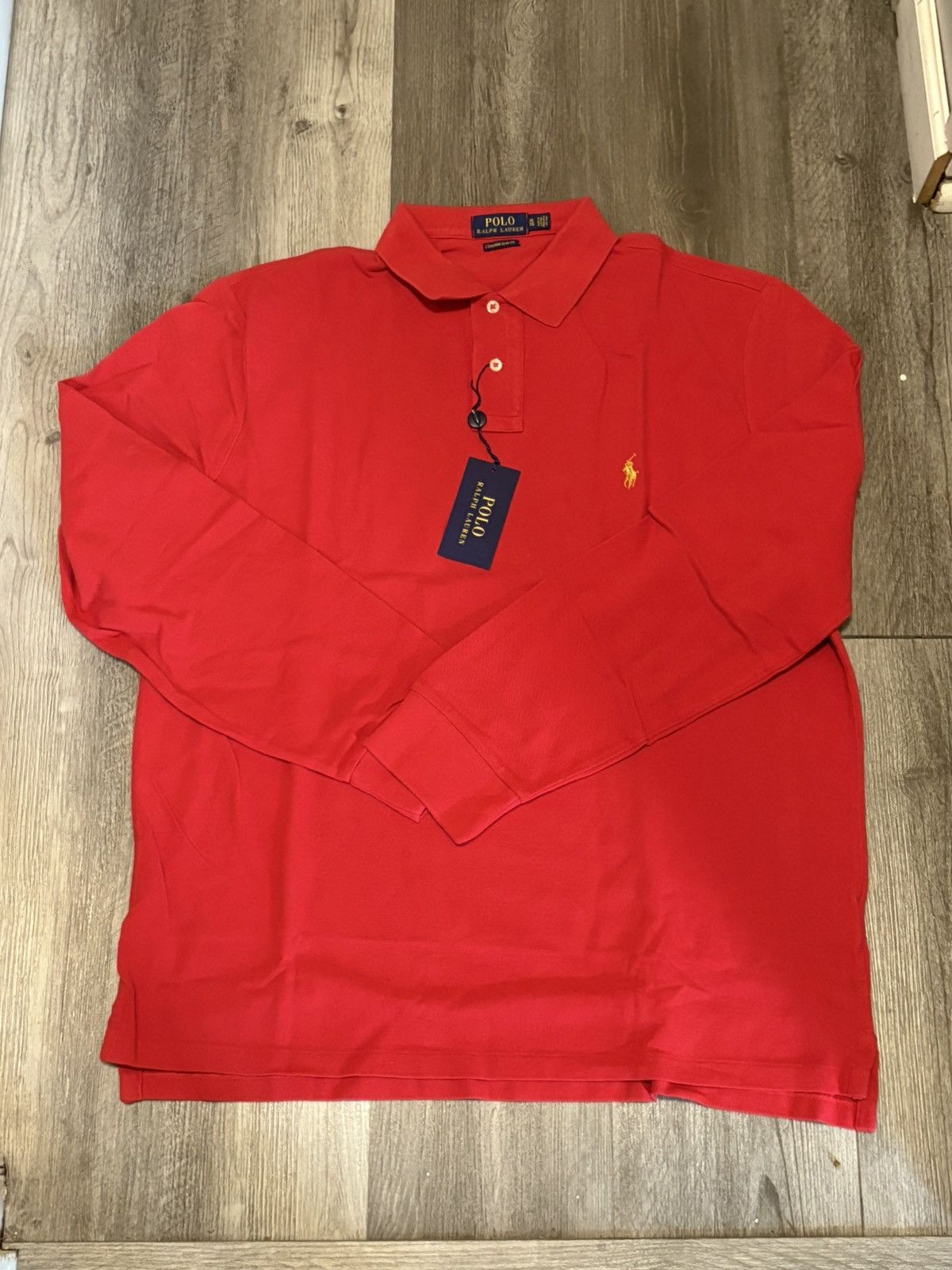 Polo Ralph Lauren Polo Long Sleeve Size US XL / EU 56 / 4 - 1 Thumbnail