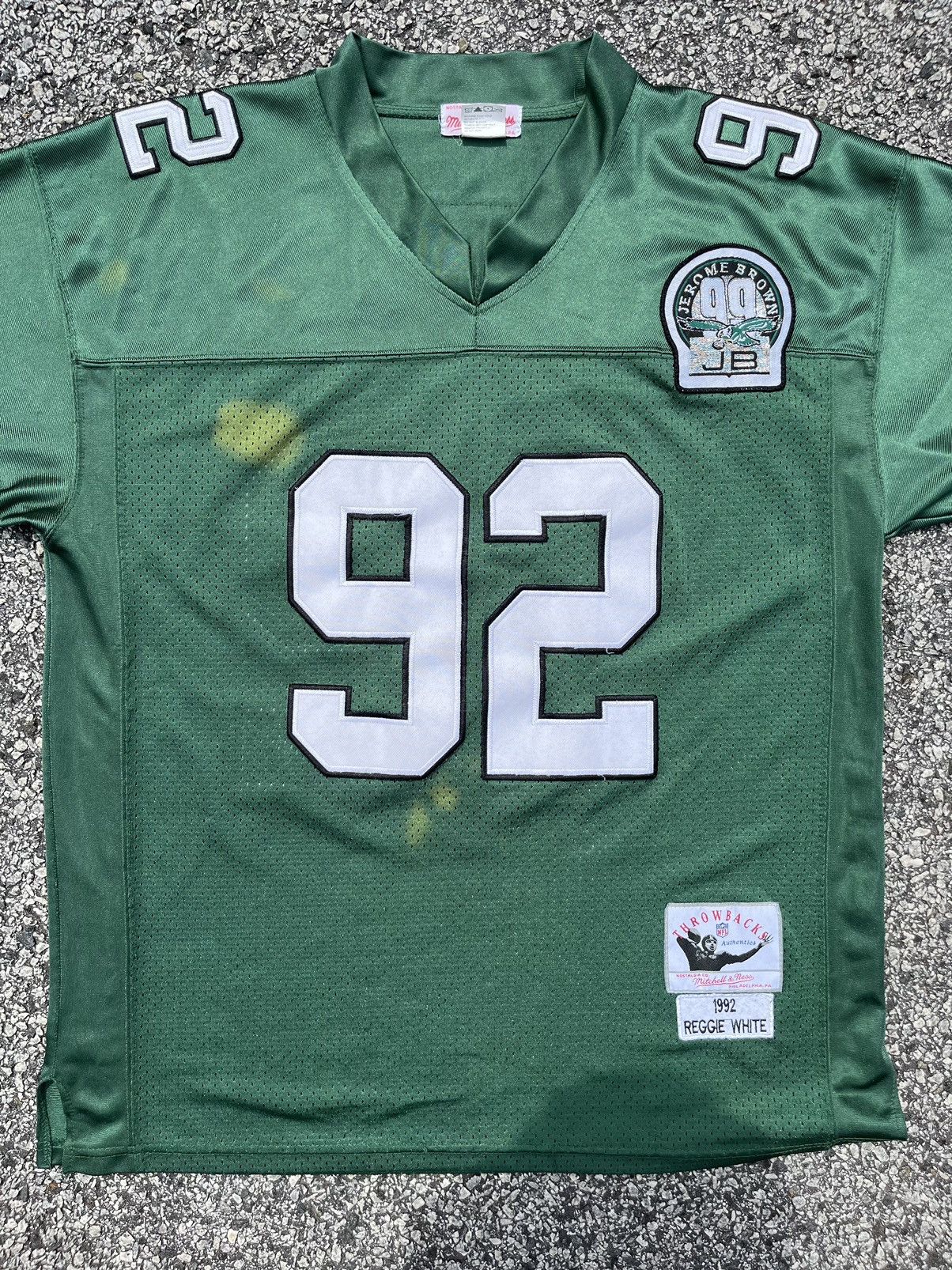 Mitchell & Ness × Vintage Reggie White Eagle Vintage Baggy Jersey Size US L / EU 52-54 / 3 - 2 Thumbnail