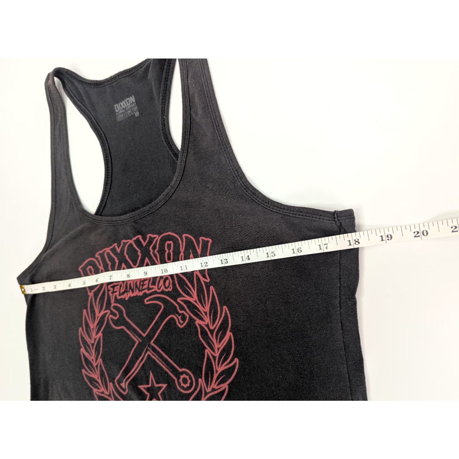 Vintage Dixxon Tank Top Men's 2X Black Red Graphic Muscle Form Function Gym Workout Size US XXL / EU 58 / 5 - 5 Thumbnail