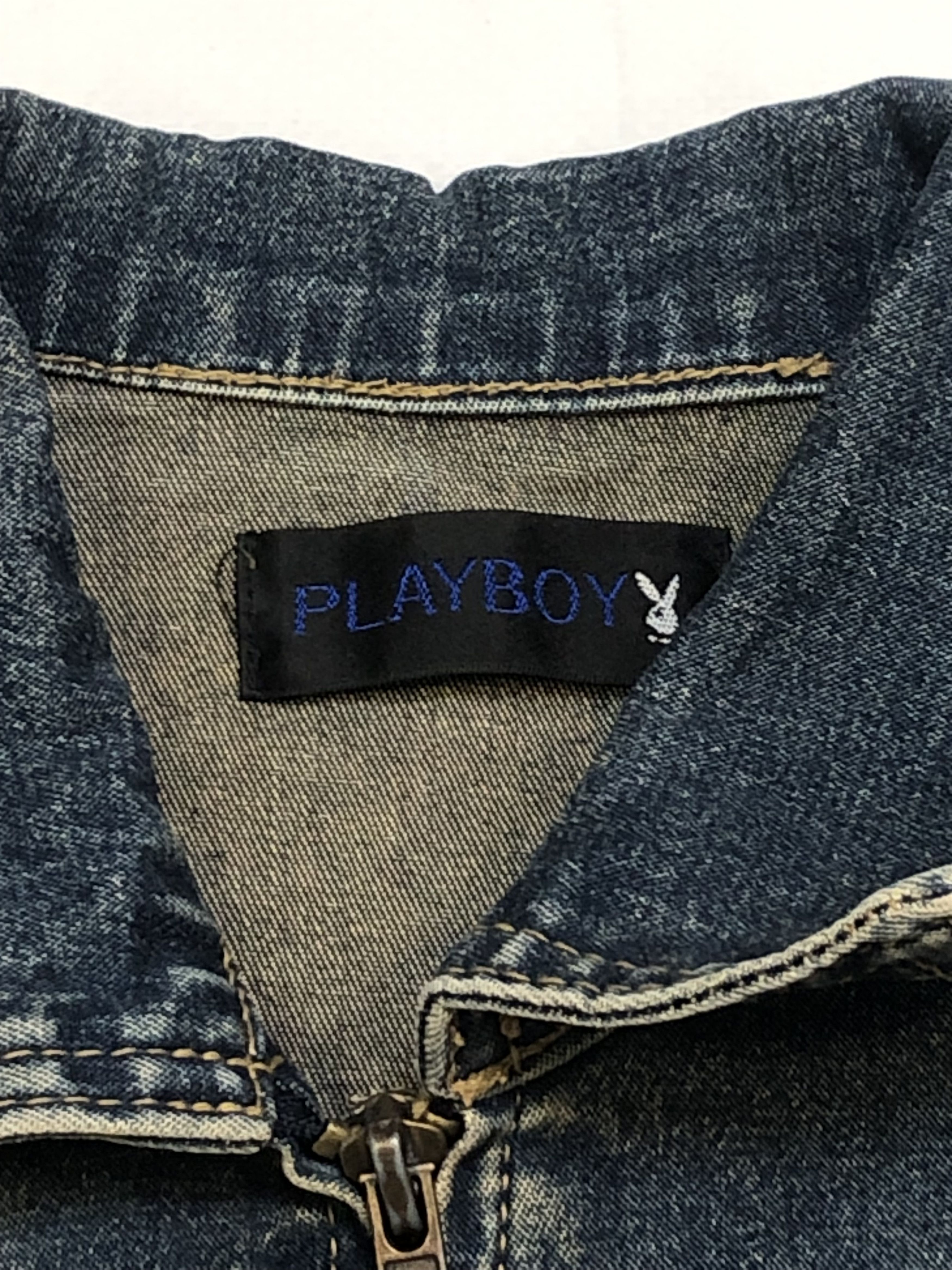 Playboy Vintage Playboy old school Denim jacket 90s Size M / US 6-8 / IT 42-44 - 4 Thumbnail