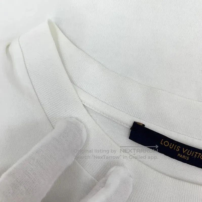 Louis Vuitton Louis Vuitton Women's White Cotton T. Size L / US 10 / IT 46 - 9 Thumbnail