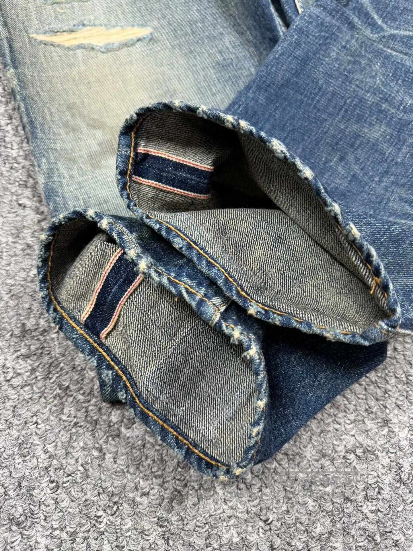 Madness madness distressed denim pants for casual styling. Size US 32 / EU 48 - 7 Thumbnail