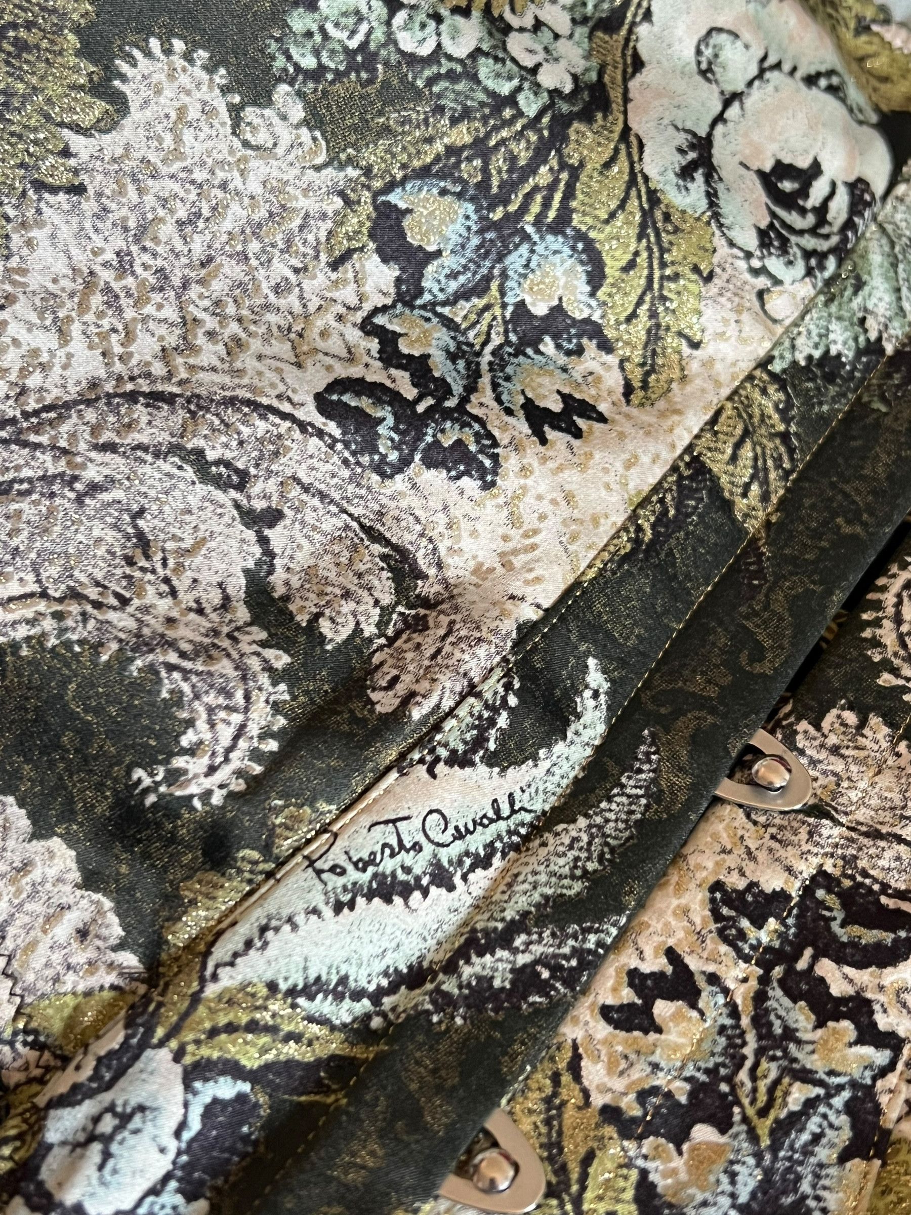 Roberto Cavalli Roberto Cavalli 2001 Floral Laced Corset Size XL / US 12-14 / IT 48-50 - 6 Thumbnail