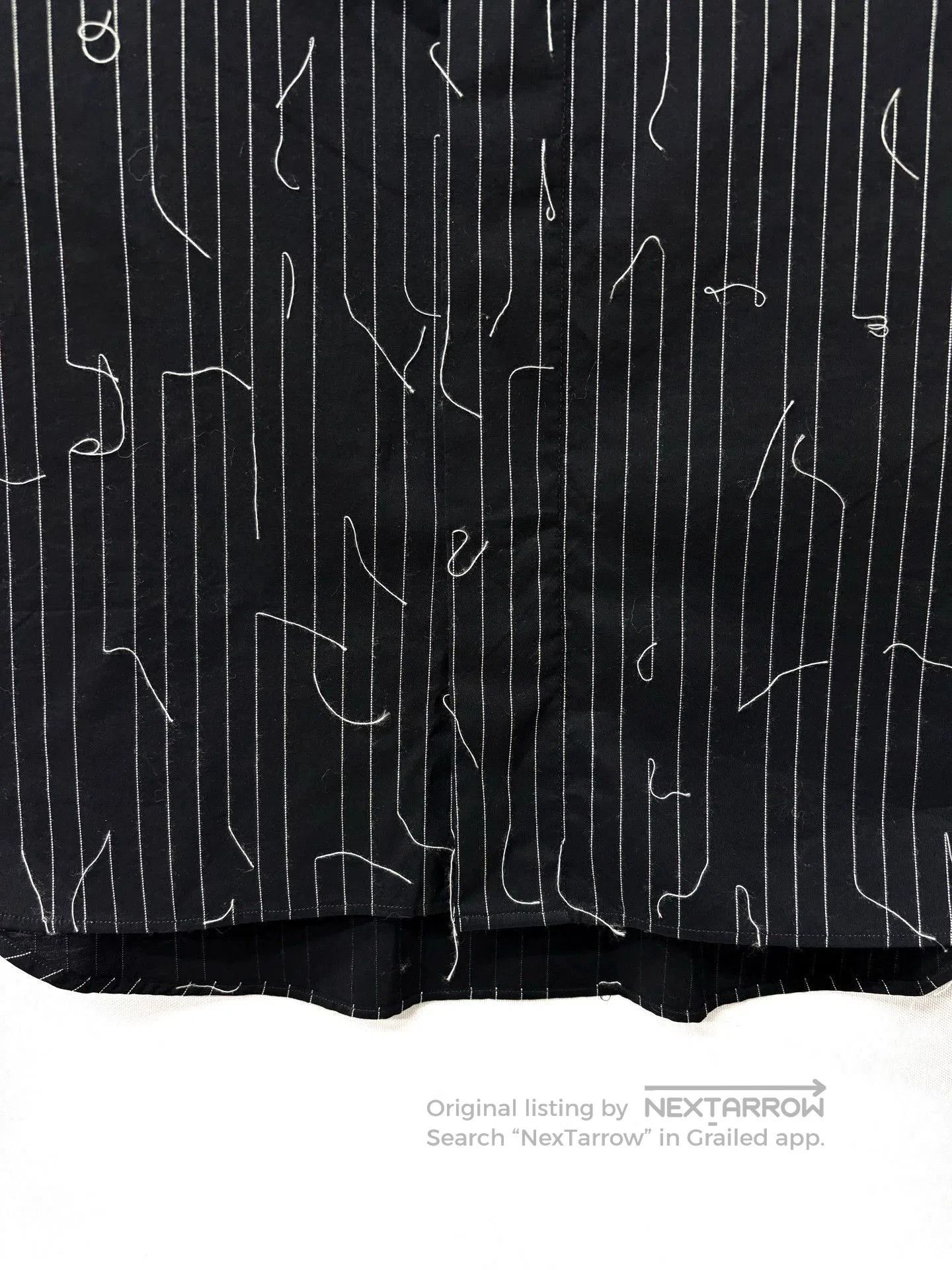 Dior Black Sleeveless Striped Abstract Button-Up Shirt. Size US M / EU 48-50 / 2 - 6 Thumbnail