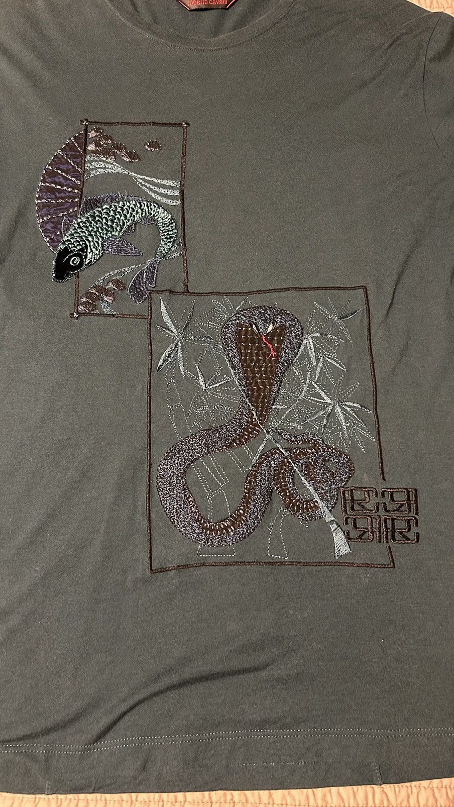Roberto Cavalli × Vintage Vintage Fall 2006 Japanese Embroidered Appliqué T 46 Size US S / EU 44-46 / 1 - 12 Thumbnail