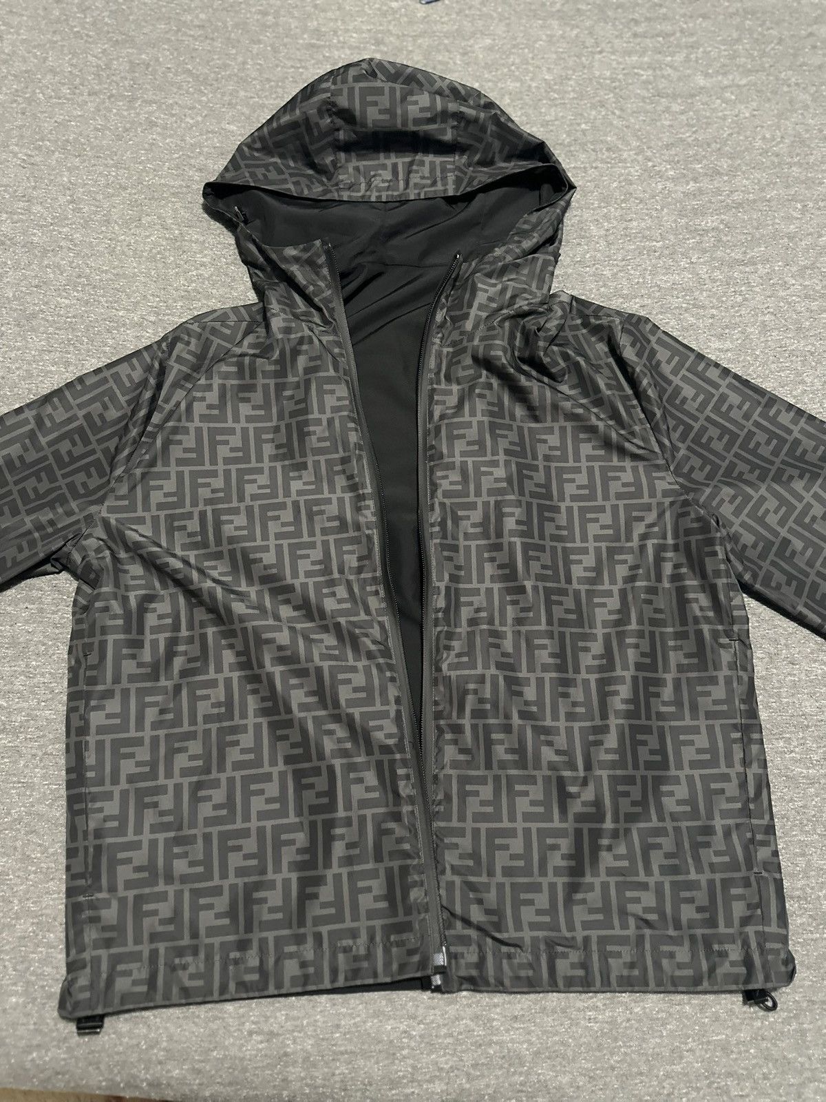 Fendi Fendi FF Printed Hooded Jacket Size US S / EU 44-46 / 1 - 8 Thumbnail