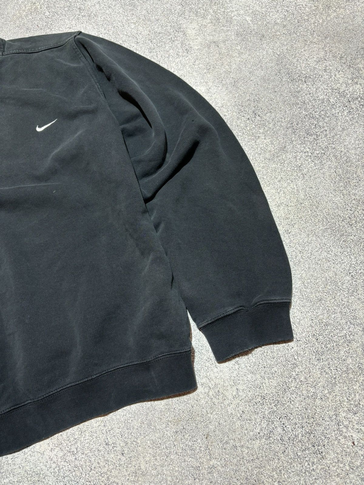 Nike × Vintage Vintage 00s Nike Sweatshirt Drill Black Small Logo size S Size US S / EU 44-46 / 1 - 4 Thumbnail