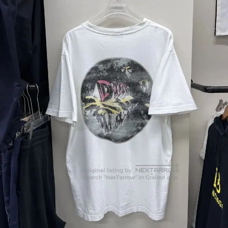 Dior Dior White Cotton T-Shirt for Men . Size US XL / EU 56 / 4 - 2 Thumbnail