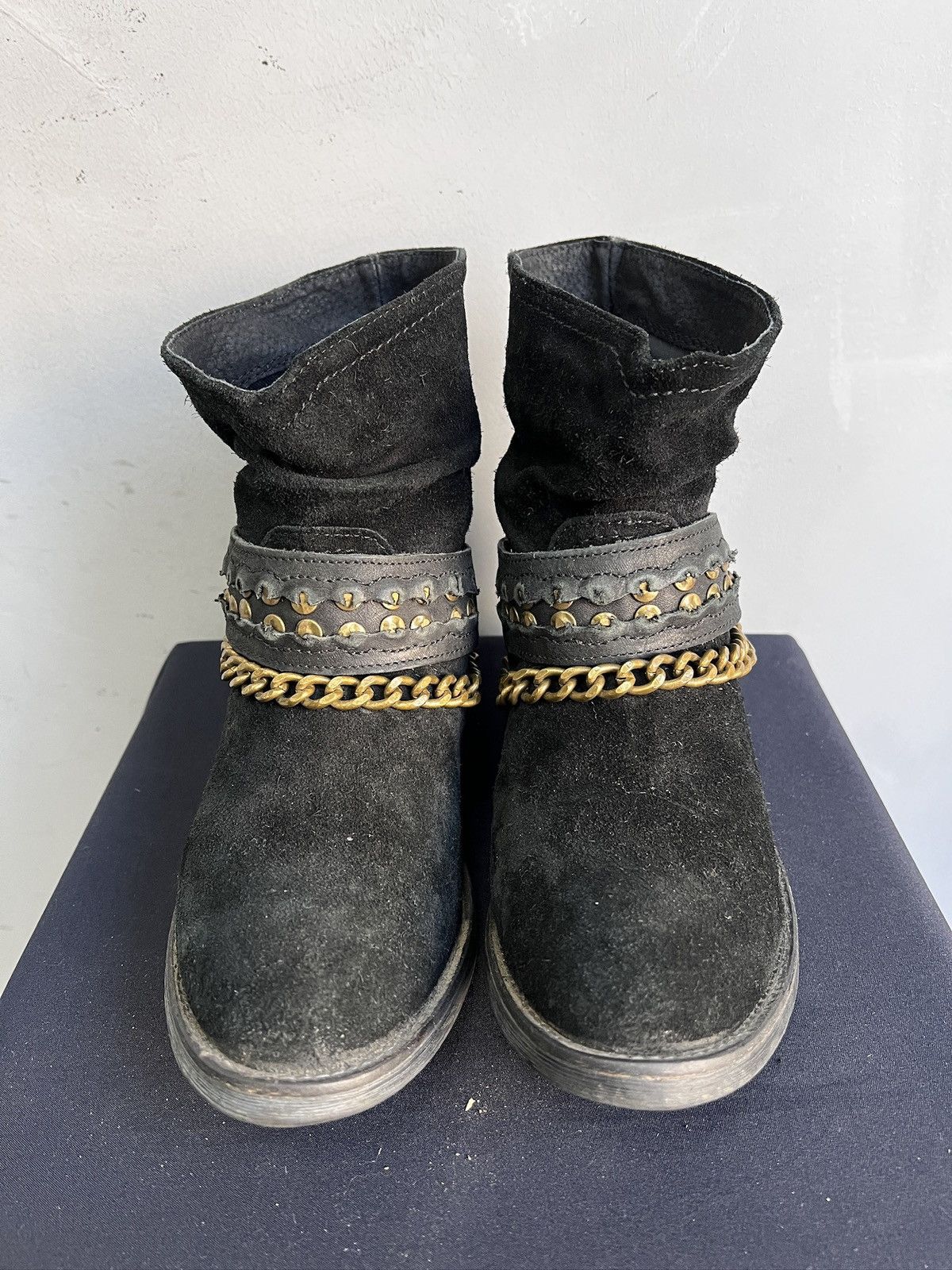 Hedi Slimane Rare hedi slimane style leather suede western boots hype Size US 8 / EU 41 - 6 Thumbnail