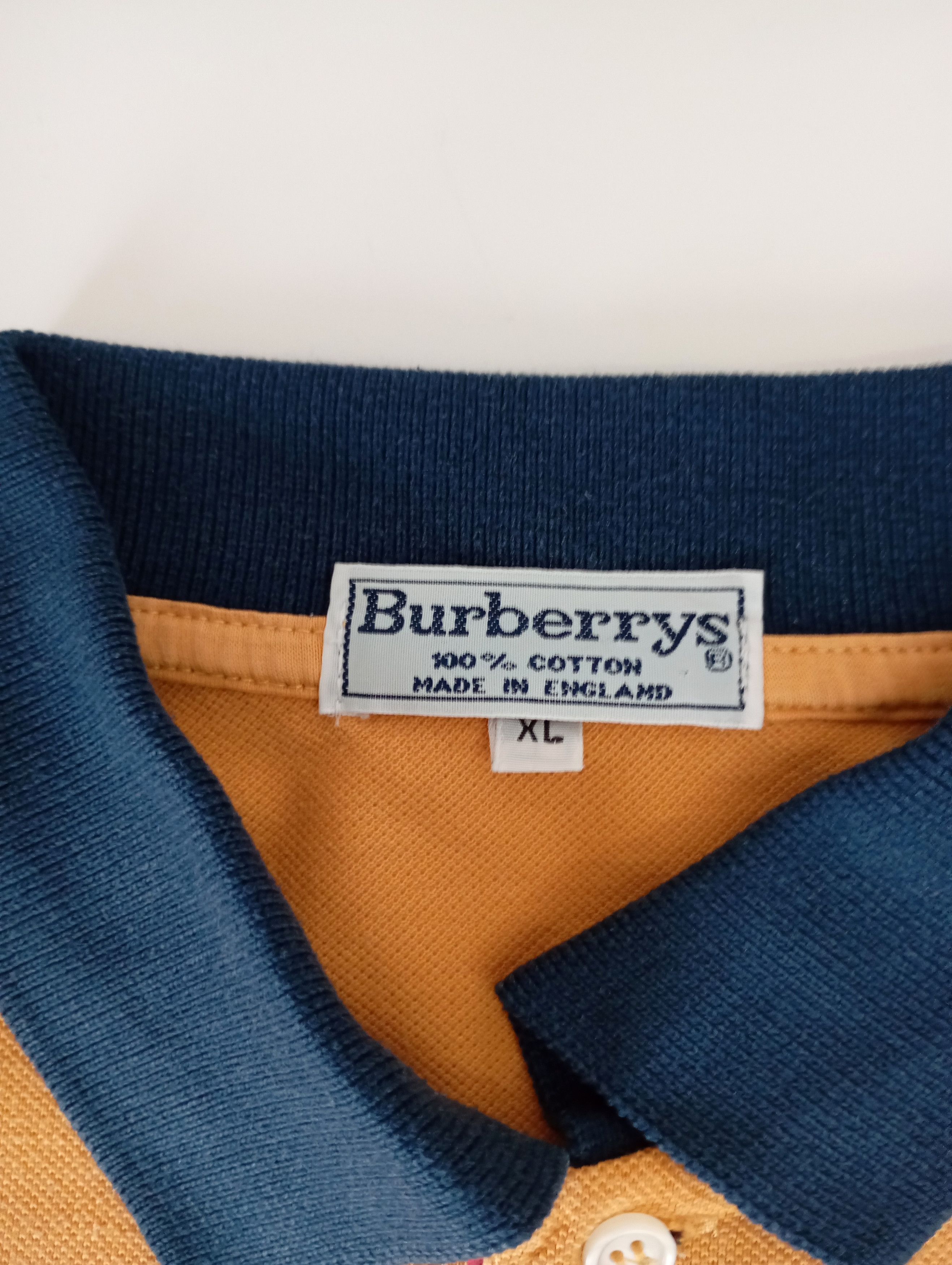 Burberry Burberry Vintage Polo Tshirt Size XL Size US XL / EU 56 / 4 - 8 Thumbnail