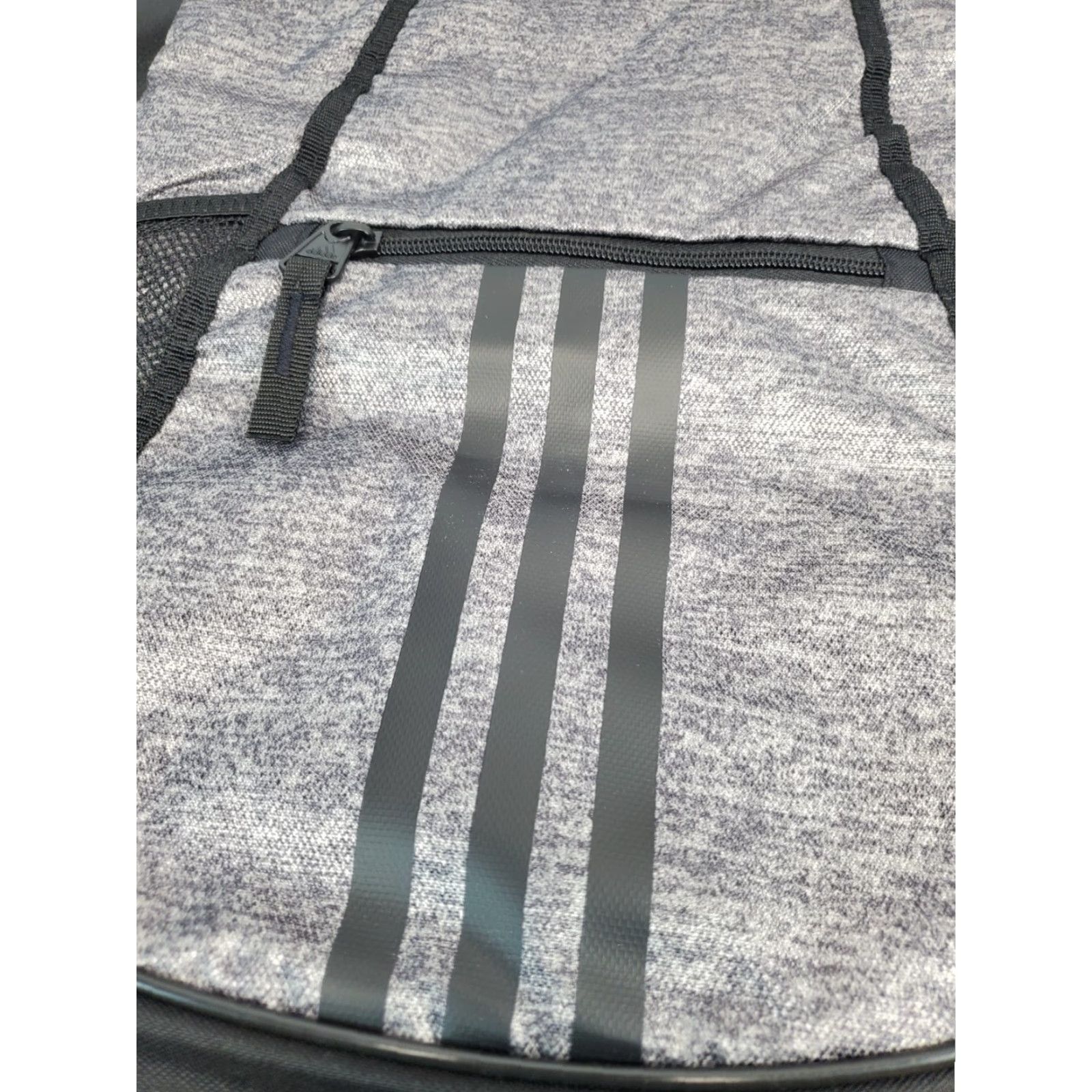 Adidas adidas Sackpack Unisex Gray Drawstring Luggage Bag Backpack Medium Size ONE SIZE - 6 Thumbnail