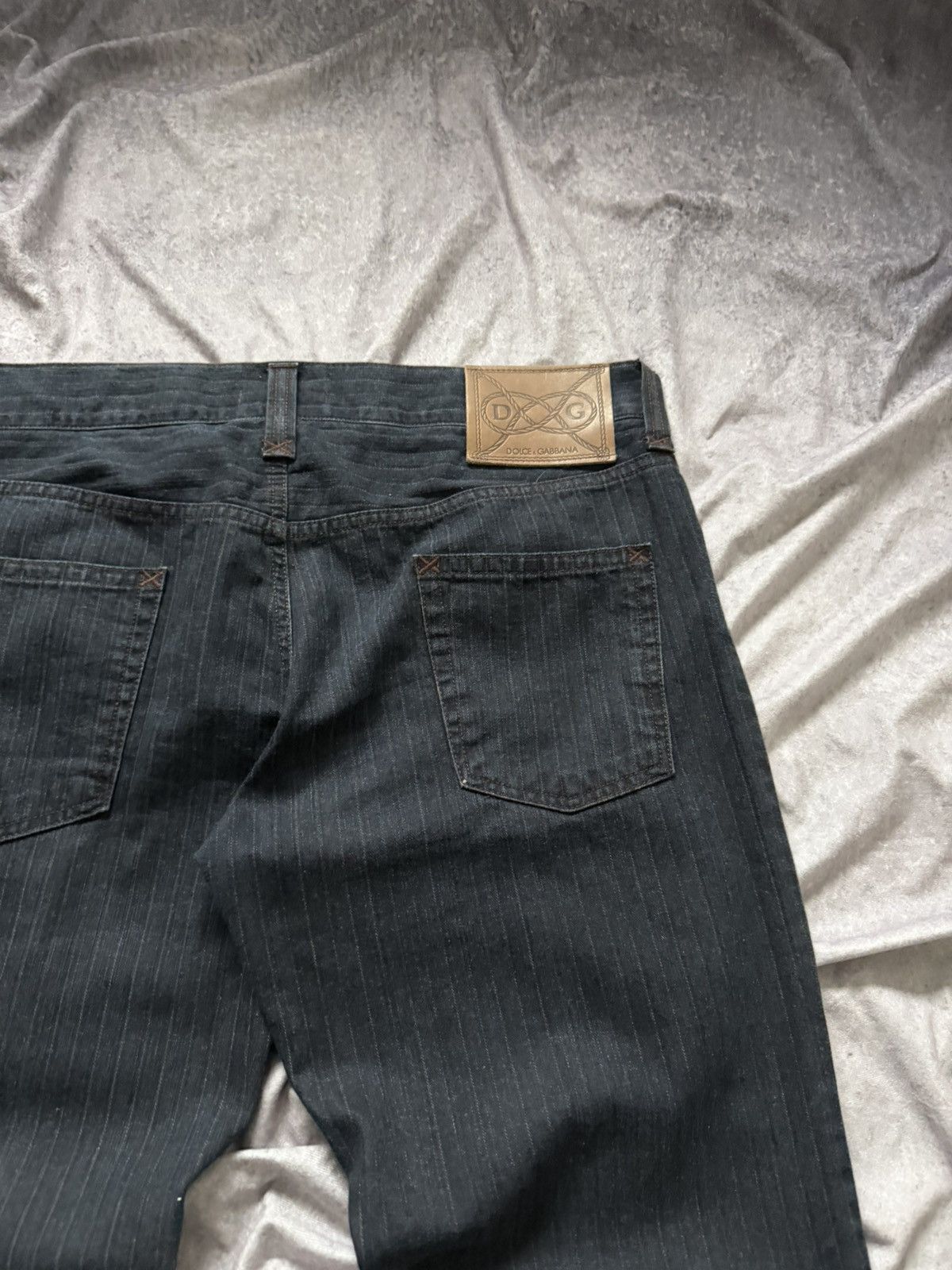Dolce & Gabbana Dolce & Gabbana Denim Collection Men Jeans Striped Size US 38 / EU 54 - 5 Thumbnail