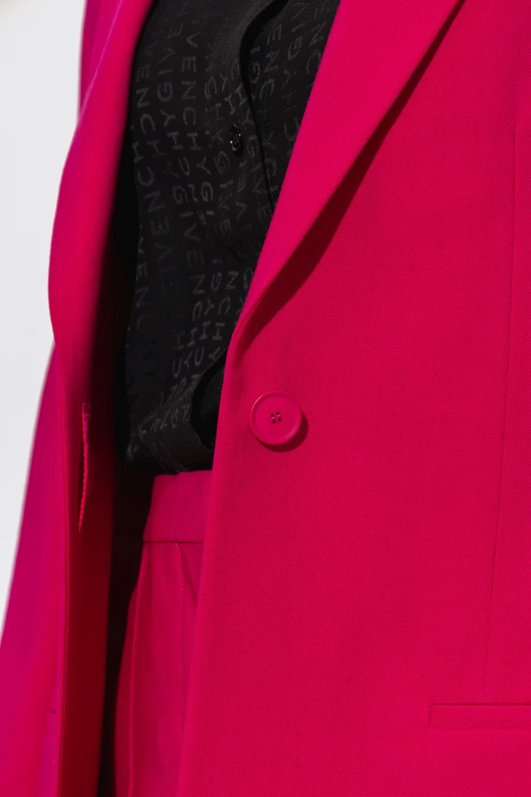Givenchy o1y0925 Wool Blazer in Fuchsia Size M / US 6-8 / IT 42-44 - 2 Thumbnail