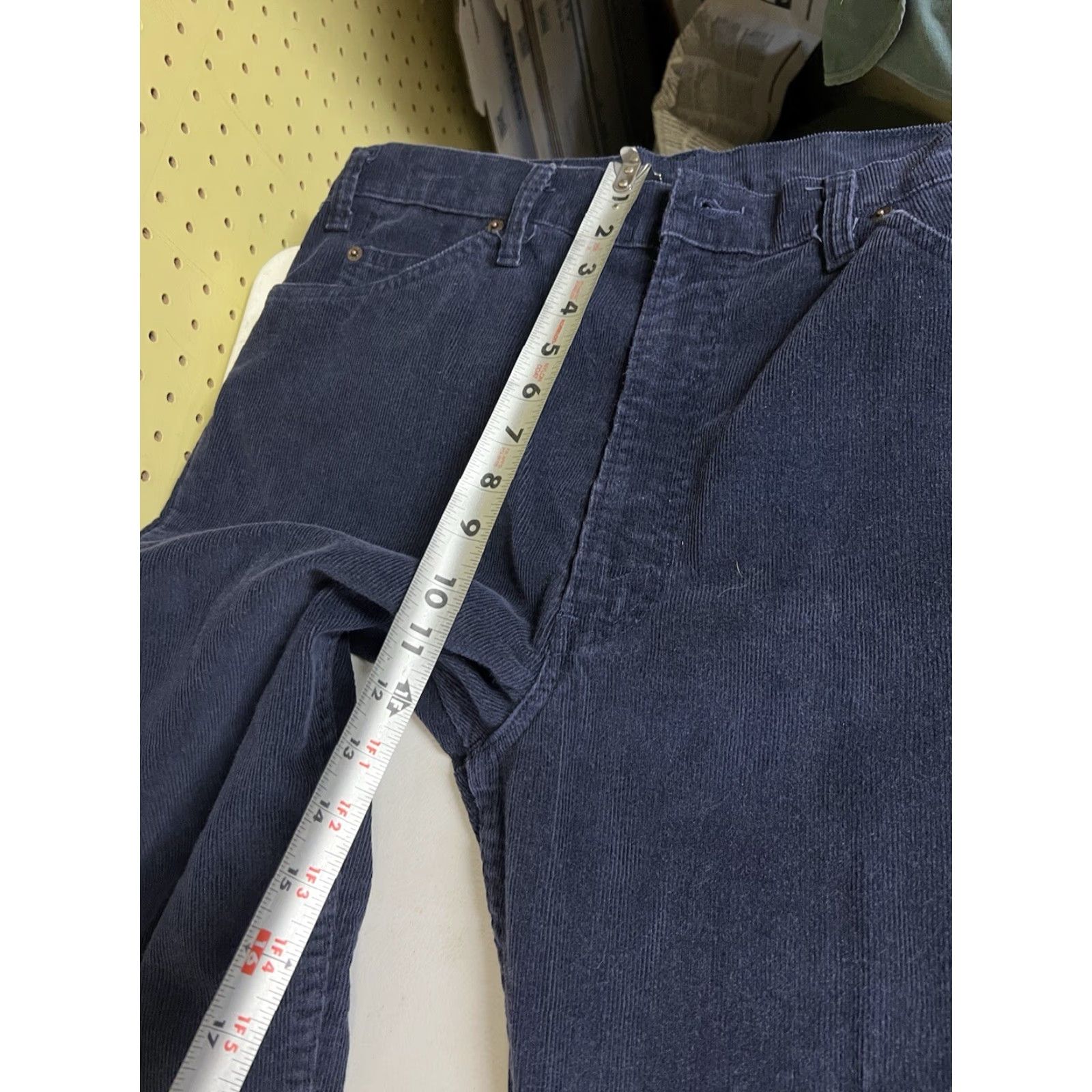 Levi's VINTAGE Levi's 517 Mens Jeans Bootcut Corduroy 35x32 Blue USA 80s Festival Talon 42 White Tag Size US 35 - 7 Thumbnail