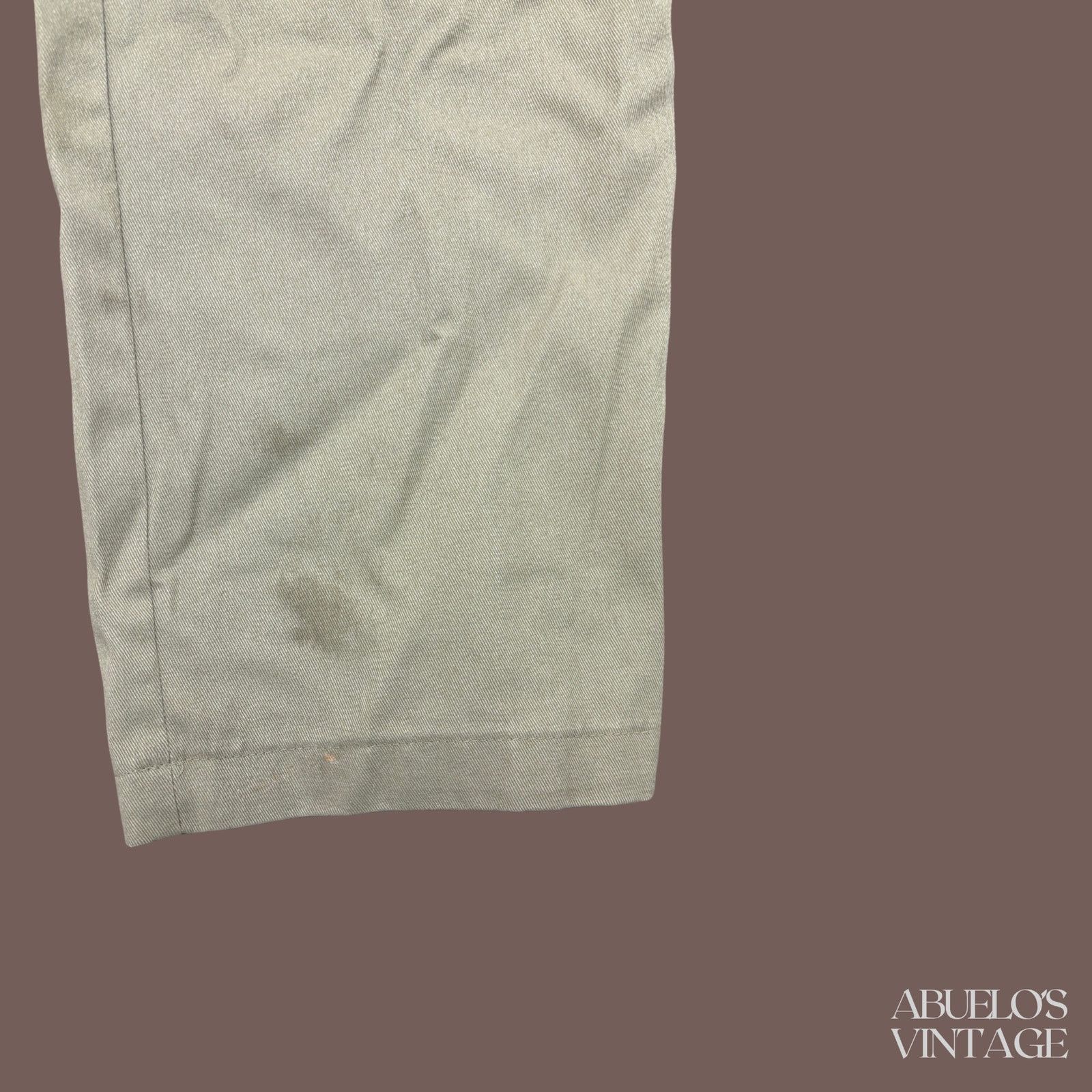Dickies VTG Work Pants | Dickies Khaki Distressed | Workwear Core Size US 38 / EU 54 - 4 Thumbnail