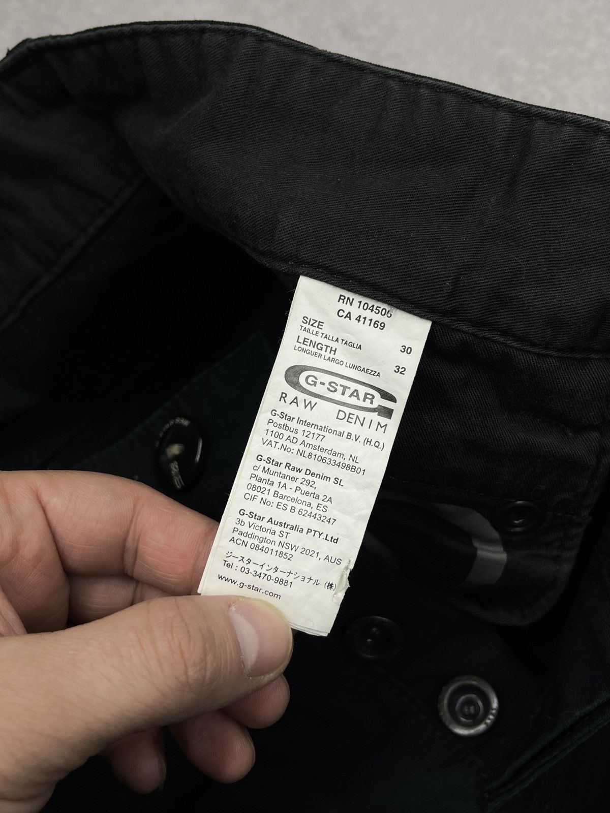 G-Star G-Star Raw WP Parker Radar Cargo Pants Black Multipocket Size US 30 / EU 46 - 17 Thumbnail