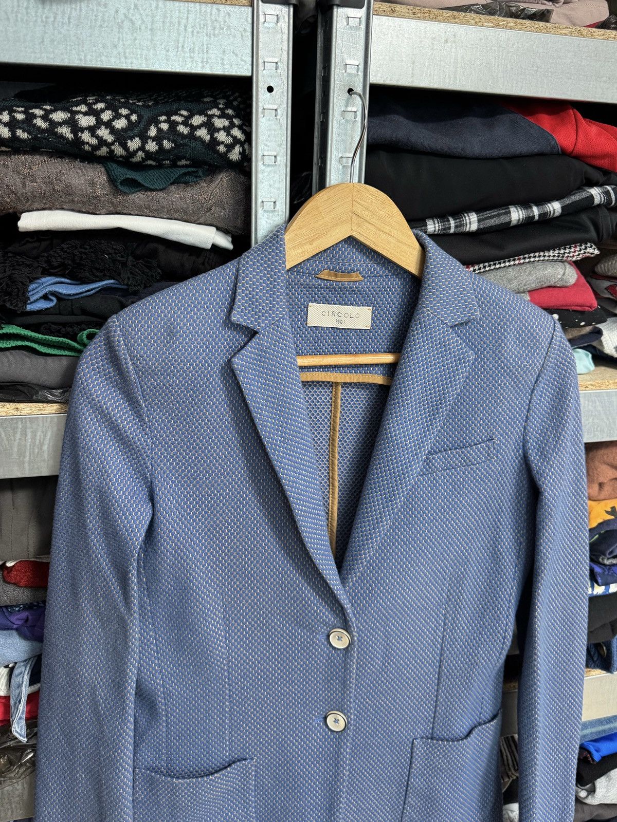 Circolo 1901 Circolo 1901 Blazer Jacket Size 40 Cotton Long Sleeve Coat Size S / US 4 / IT 40 - 3 Thumbnail