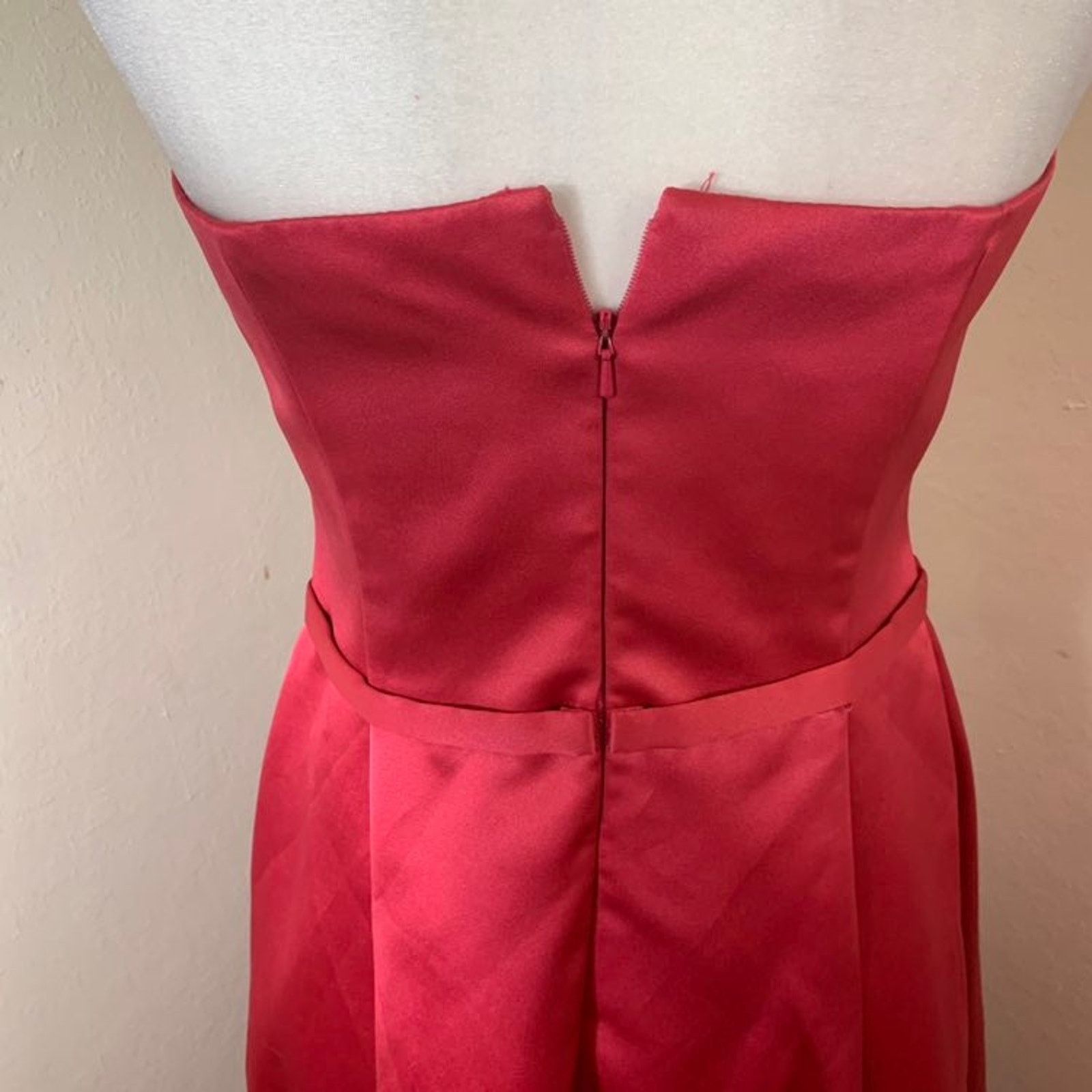 Other Michaelangelo Pink Satin Long Dress size 8 Size M / US 6-8 / IT 42-44 - 3 Thumbnail