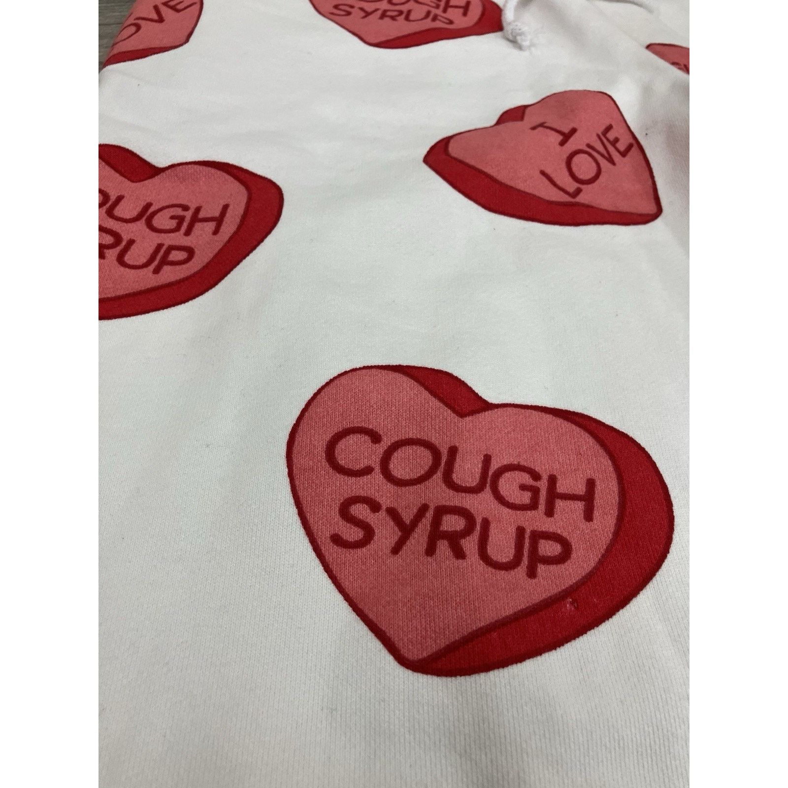 Awful Lot of Cough Syrup Awful Lot Of Cough Syrup Sweatpants ' Valentines ' RARE! NEW Size US 35 - 5 Thumbnail