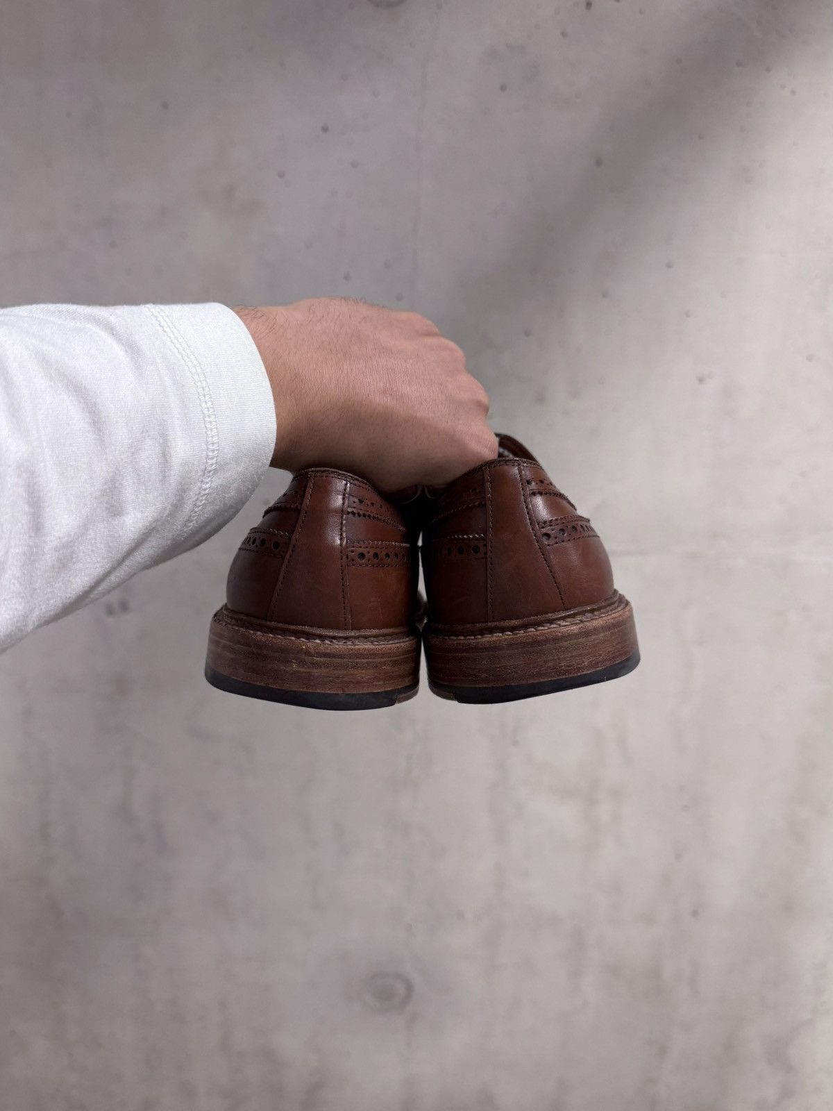 Alden Alden for J. Crew Longwing Blucher Dress Shoes | US 11 Size US 11 / EU 44 - 7 Thumbnail