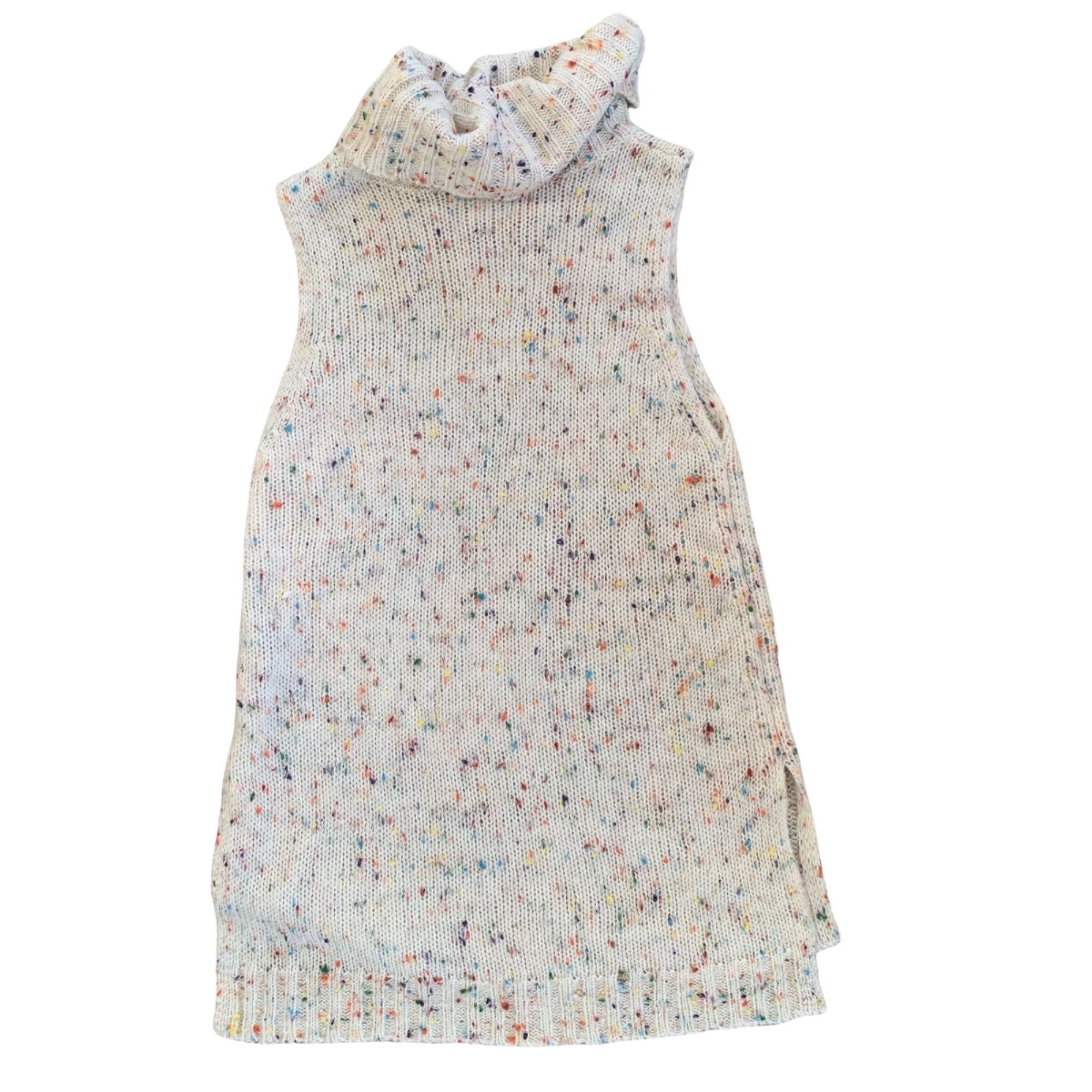Other Loveriche Multicolor Speckled Sleeveless Turtleneck Sweater Size S / US 4 / IT 40 - 4 Thumbnail