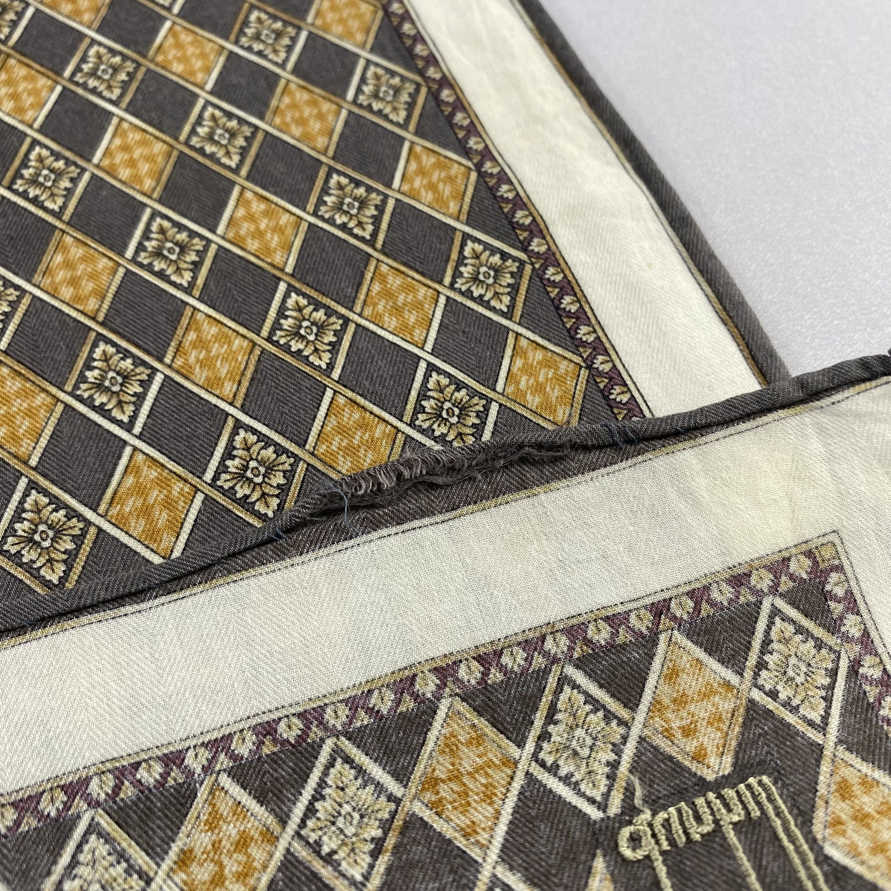 Alfred Dunhill × Vintage Alfred Dunhill Handkerchief / Neckerchief / Bandana-P731 Size ONE SIZE - 6 Thumbnail
