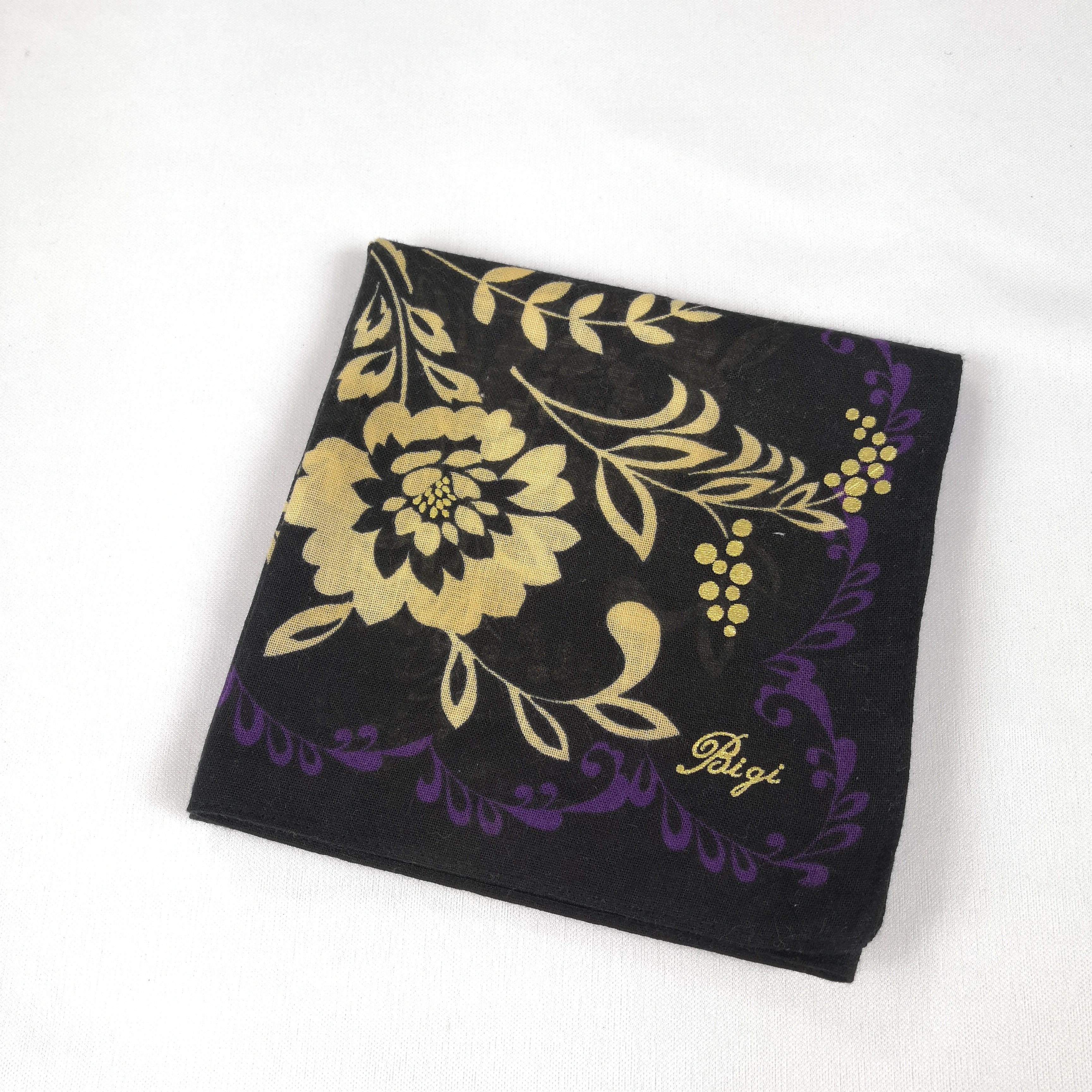 BIGI Vintage BIGI Handkerchief Neckerchief Bandana - AC71966 Size ONE SIZE - 4 Thumbnail