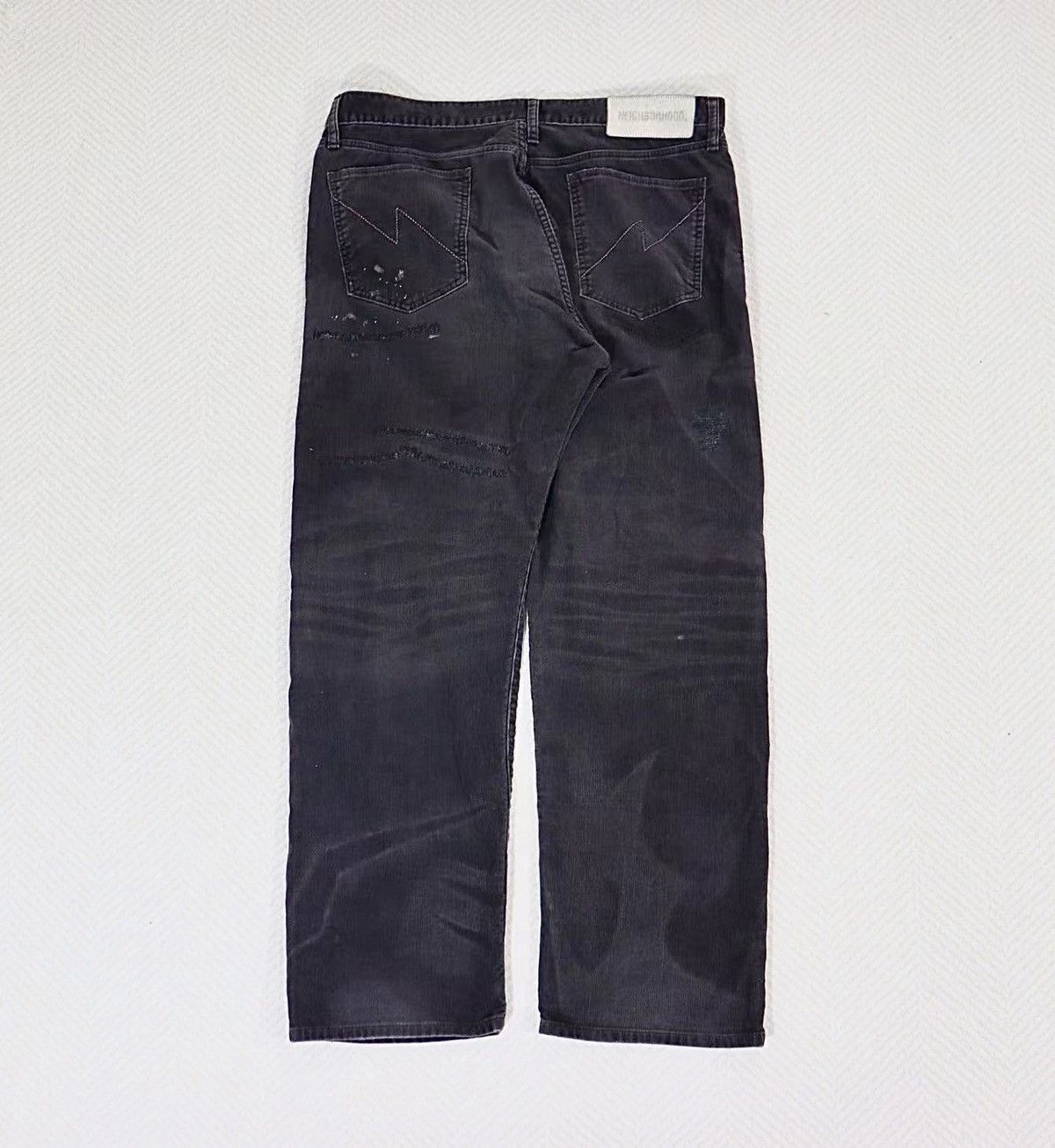 image of Visvim Neighborhood 22Aw Cord Dp Pants Black, Men's (Size 36)