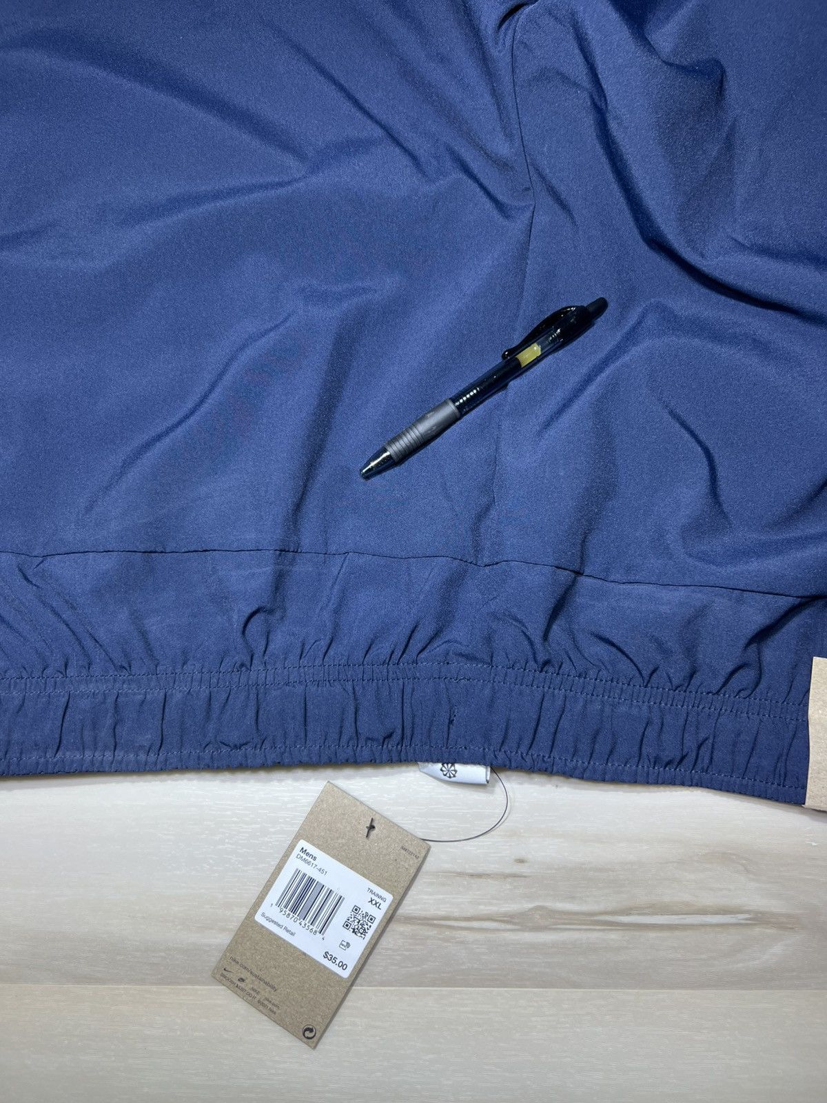 Nike Nike Mens XXL Woven Training Shorts Blue Dri Fit Performance Size US 38 / EU 54 - 8 Thumbnail