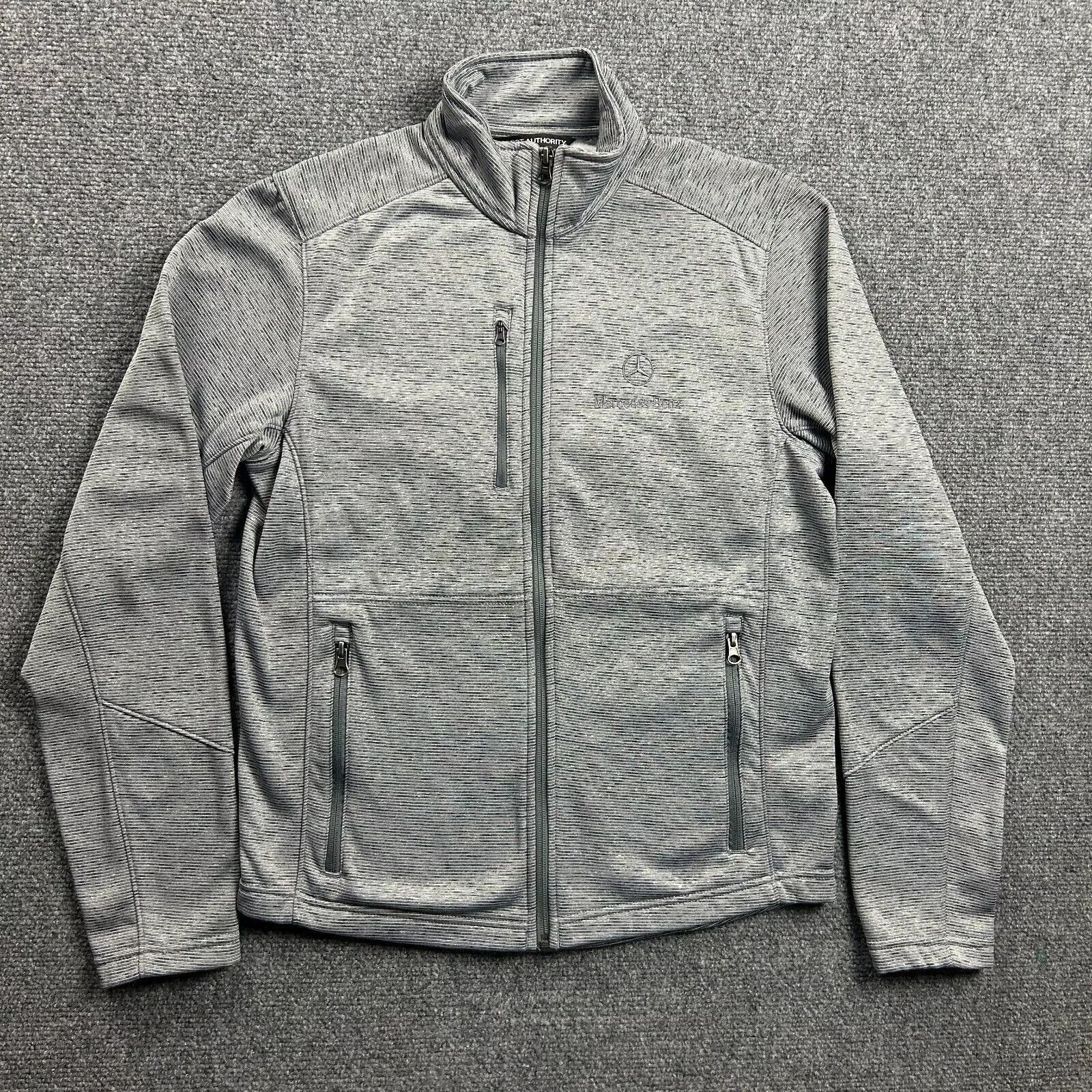 Port Authority Mercedes Benz Jacket Adults Small Gray Full Zip Fleece Mens Size US S / EU 44-46 / 1 - 1 Thumbnail