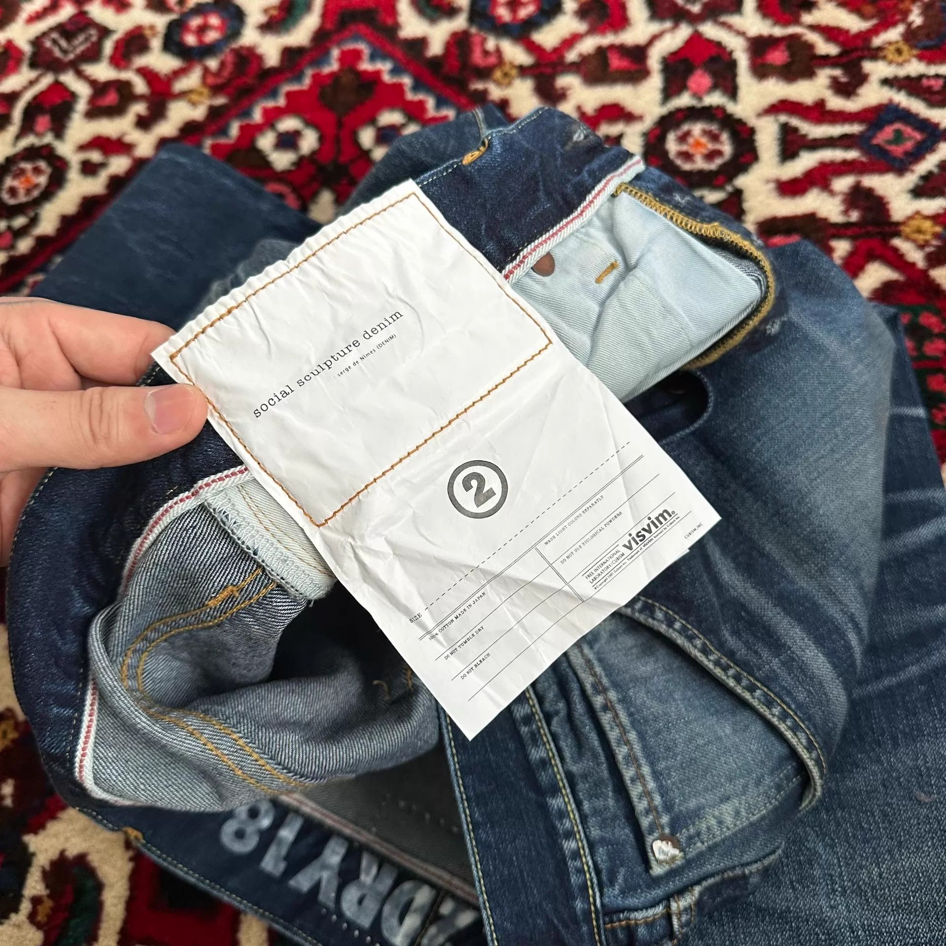 Visvim visvim 21AW ICT 01.2 DRY18 Journeyman Mud Dyed Wide Jeans 2 Size US 32 / EU 48 - 8 Thumbnail